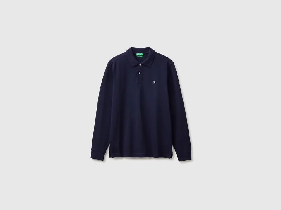 United Colors of Benetton Polos polo cotone organico manica lunga
