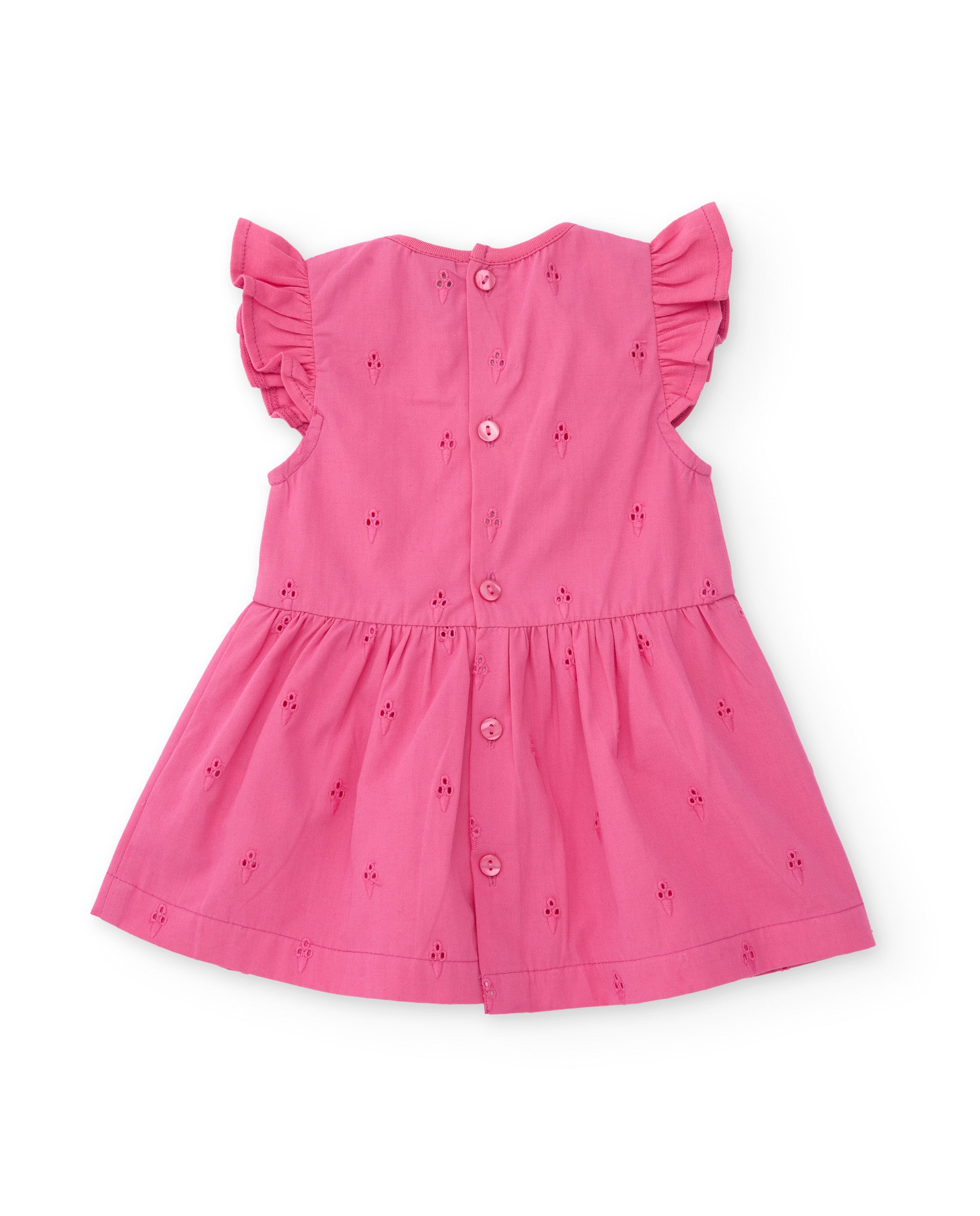TucTuc Vestiti Vestito Neonato Cotone Rosa con Culotte