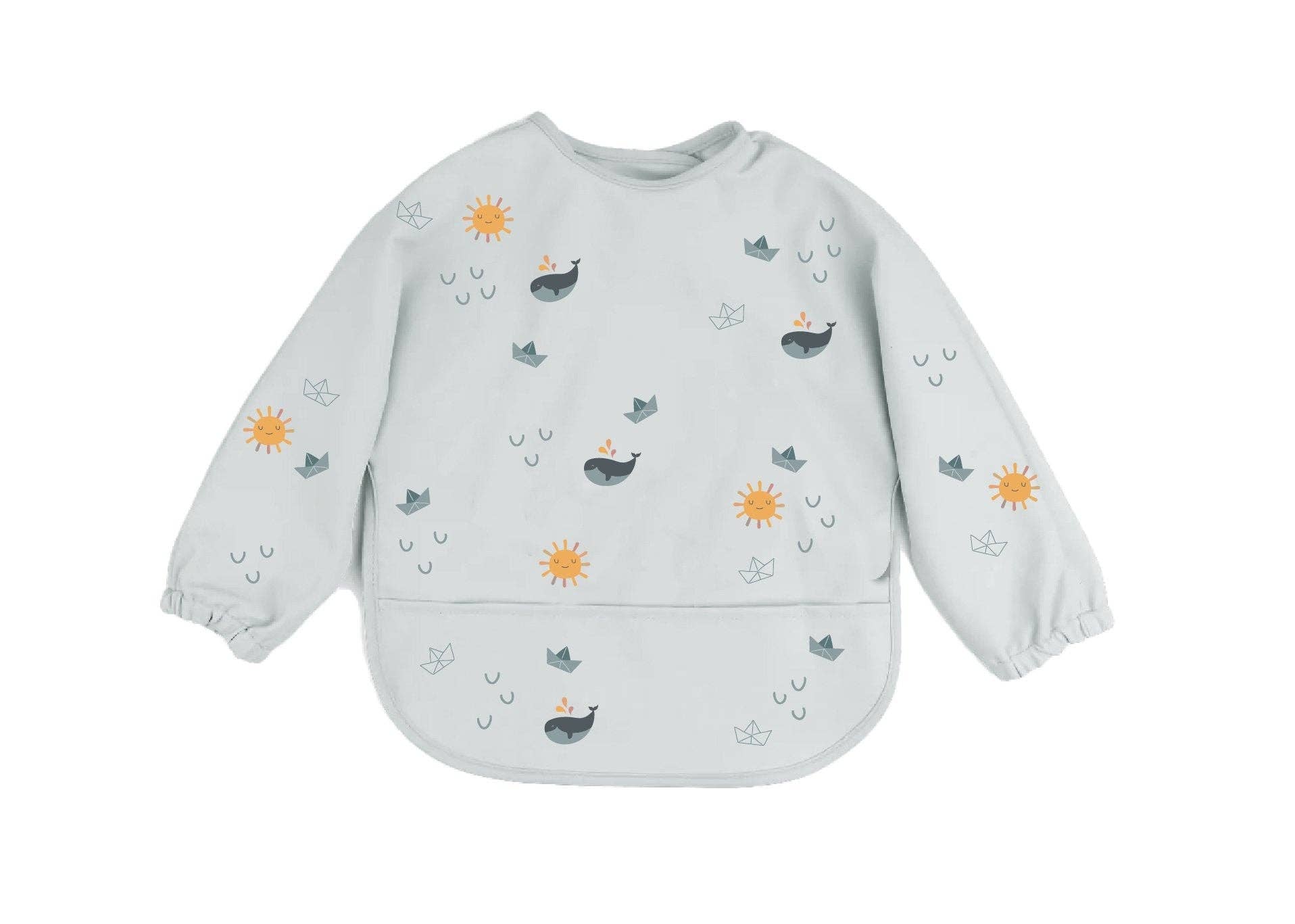 COTTON CLOUD Balena Bavaglino Maniche Lunghe 6-36M