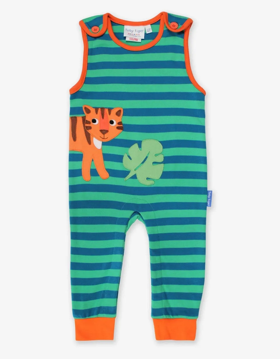 Toby Tiger Tigre tutina neonato cotone biologico smanicata