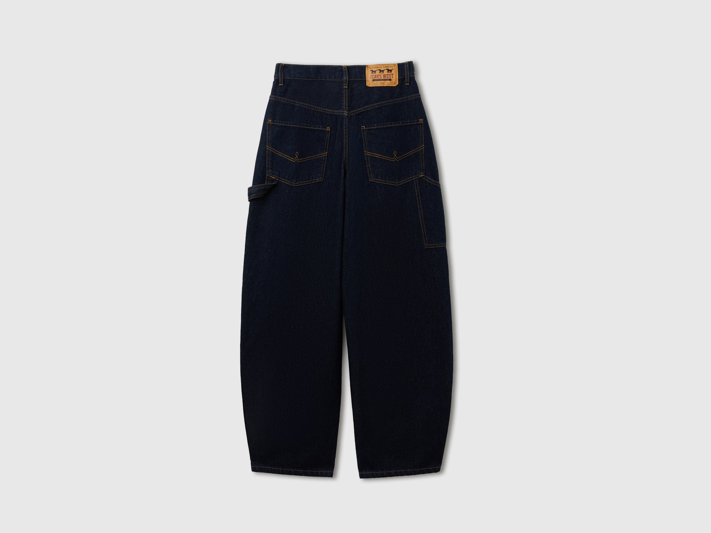 United Colors of Benetton Jeans barrel fit denim lavaggio scuro