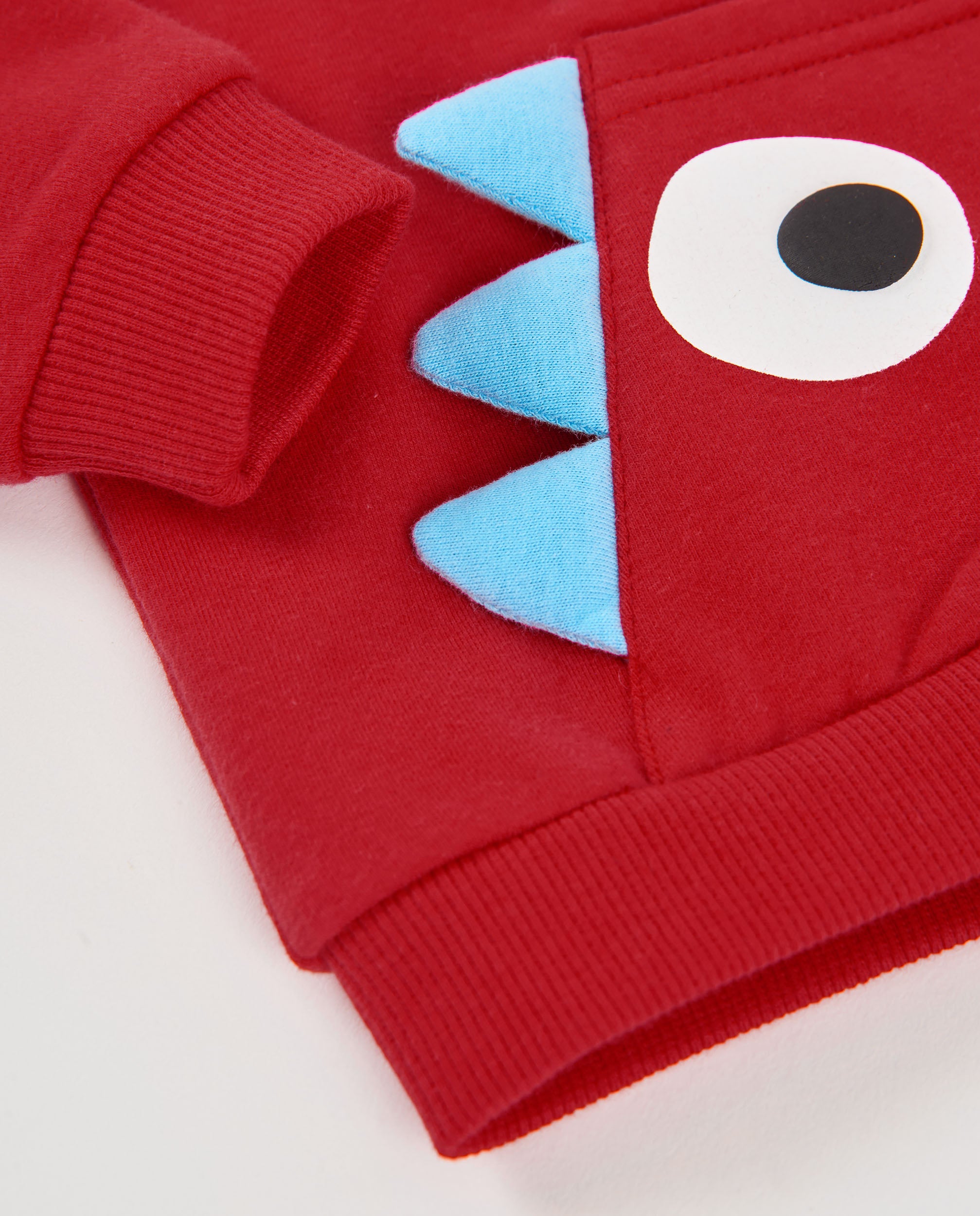 TucTuc Felpe Bambino Rosso in Felpa con Scritta