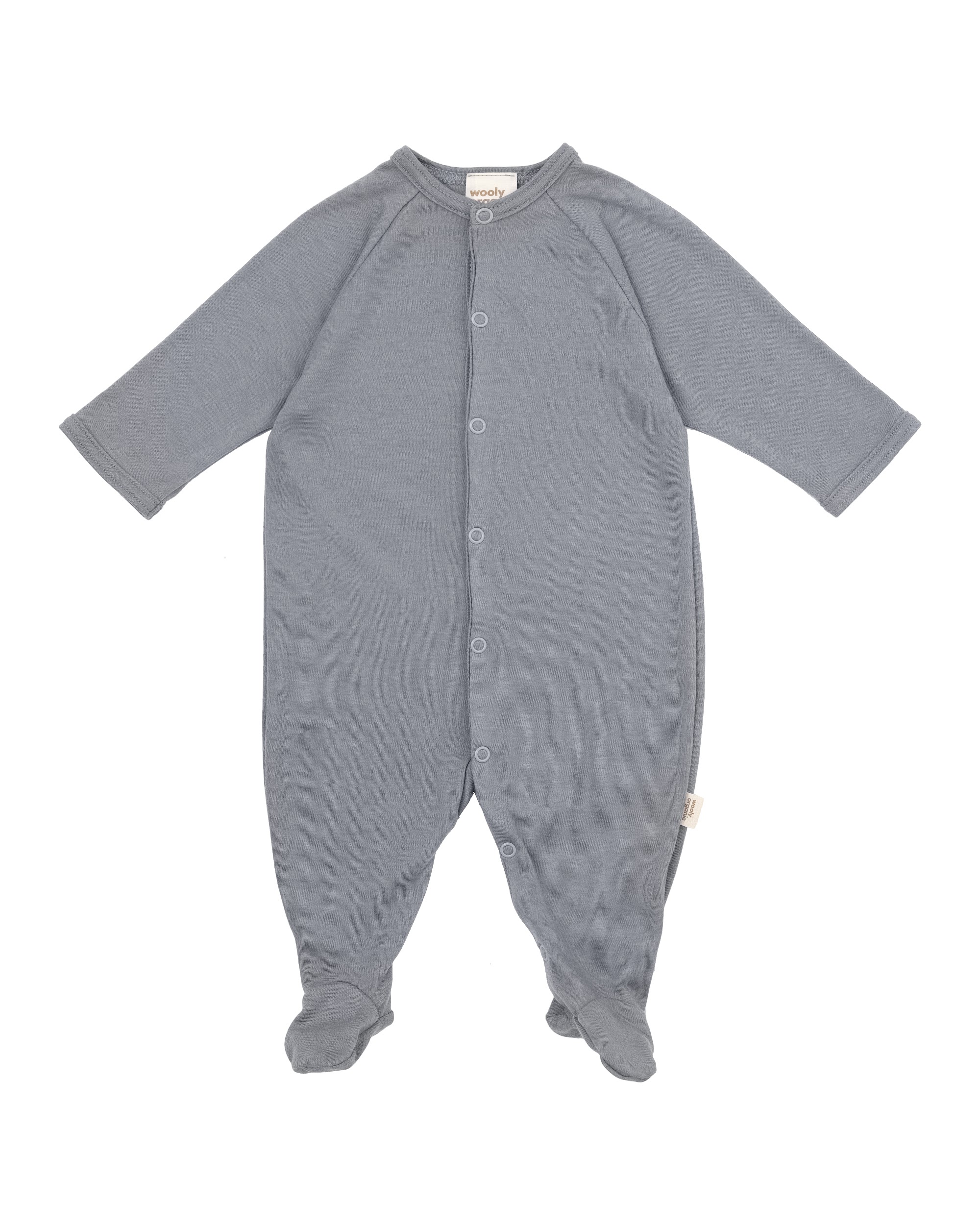Woolly Organic Baby Sleepsuit tutina AW26 lyocell lana
