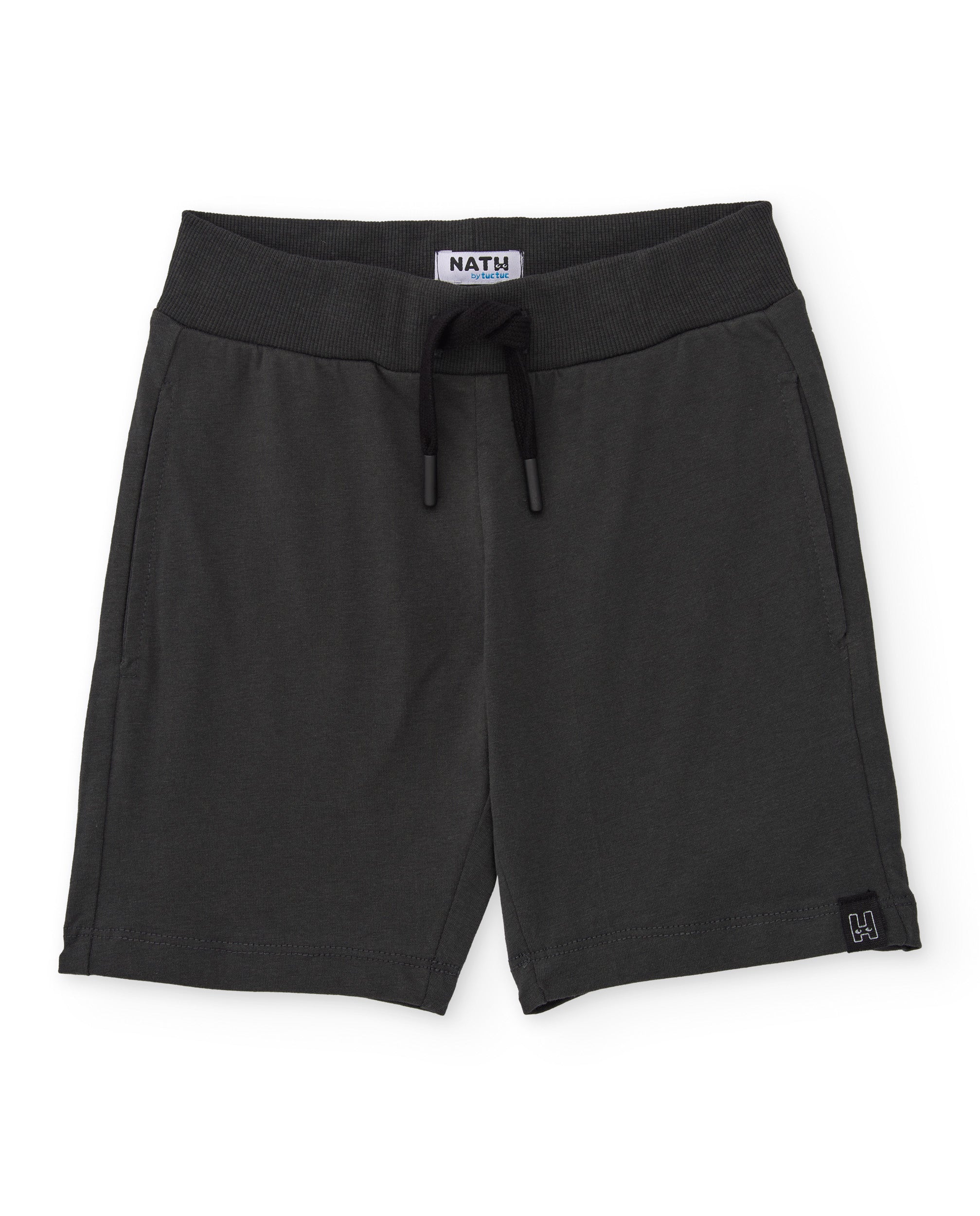 TucTuc Bermuda Pantaloncino Maglia Bimbo Grigio Scuro Elastico