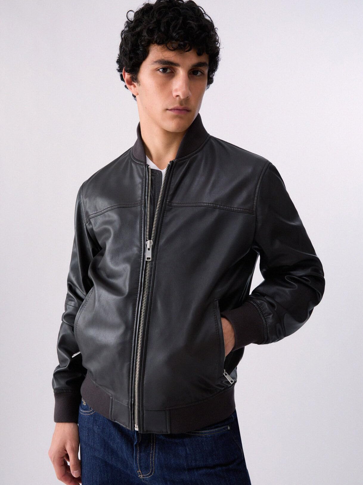 Liu Jo Giacca in Pelle S Marrone
