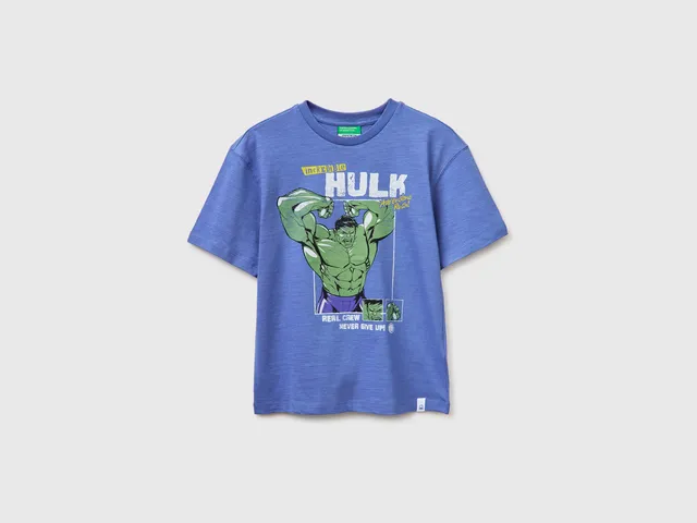 United Colors of Benetton Hulk T-shirt Marvel maglietta cotone