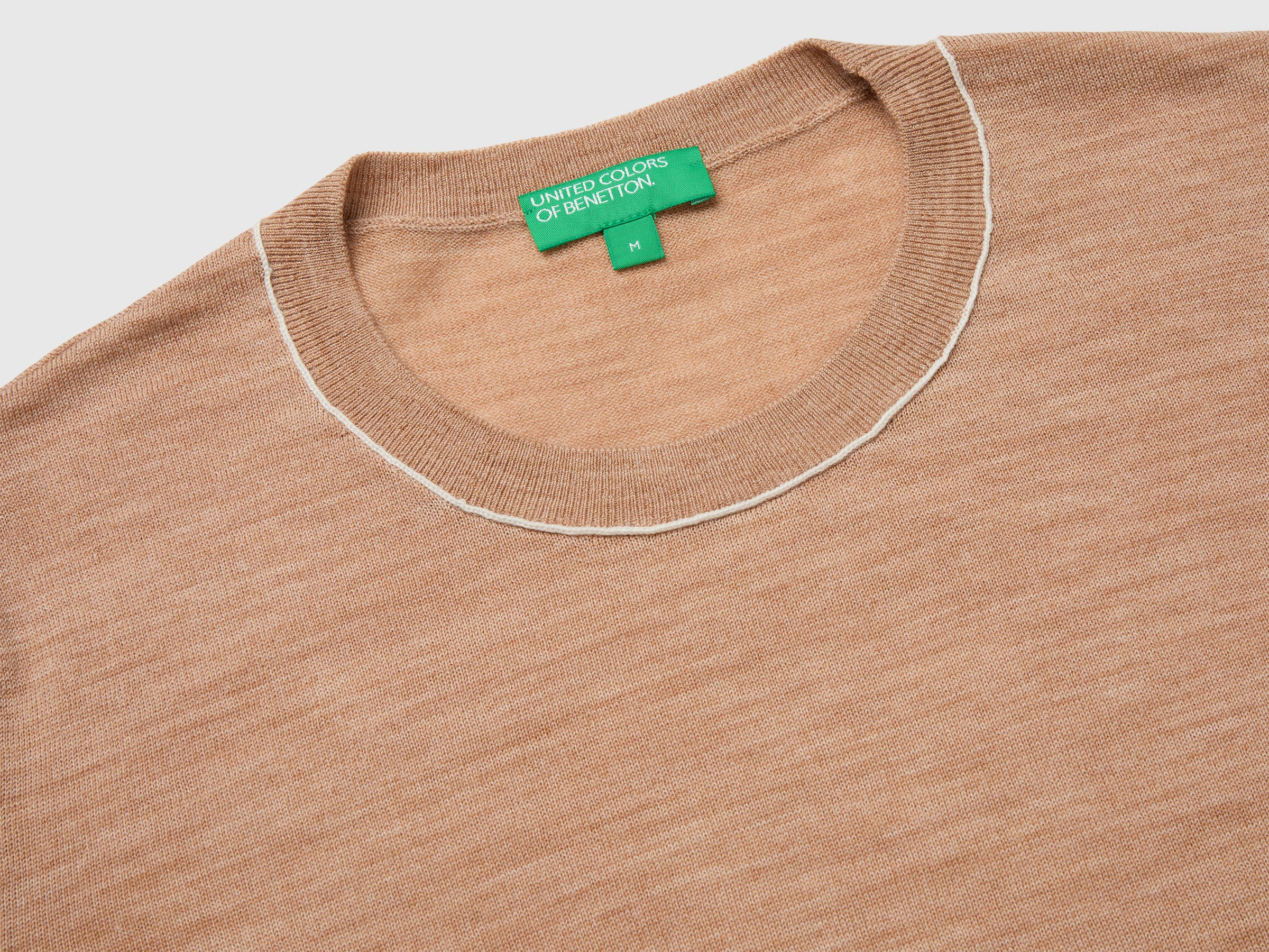 United Colors of Benetton maglione lana merino girocollo