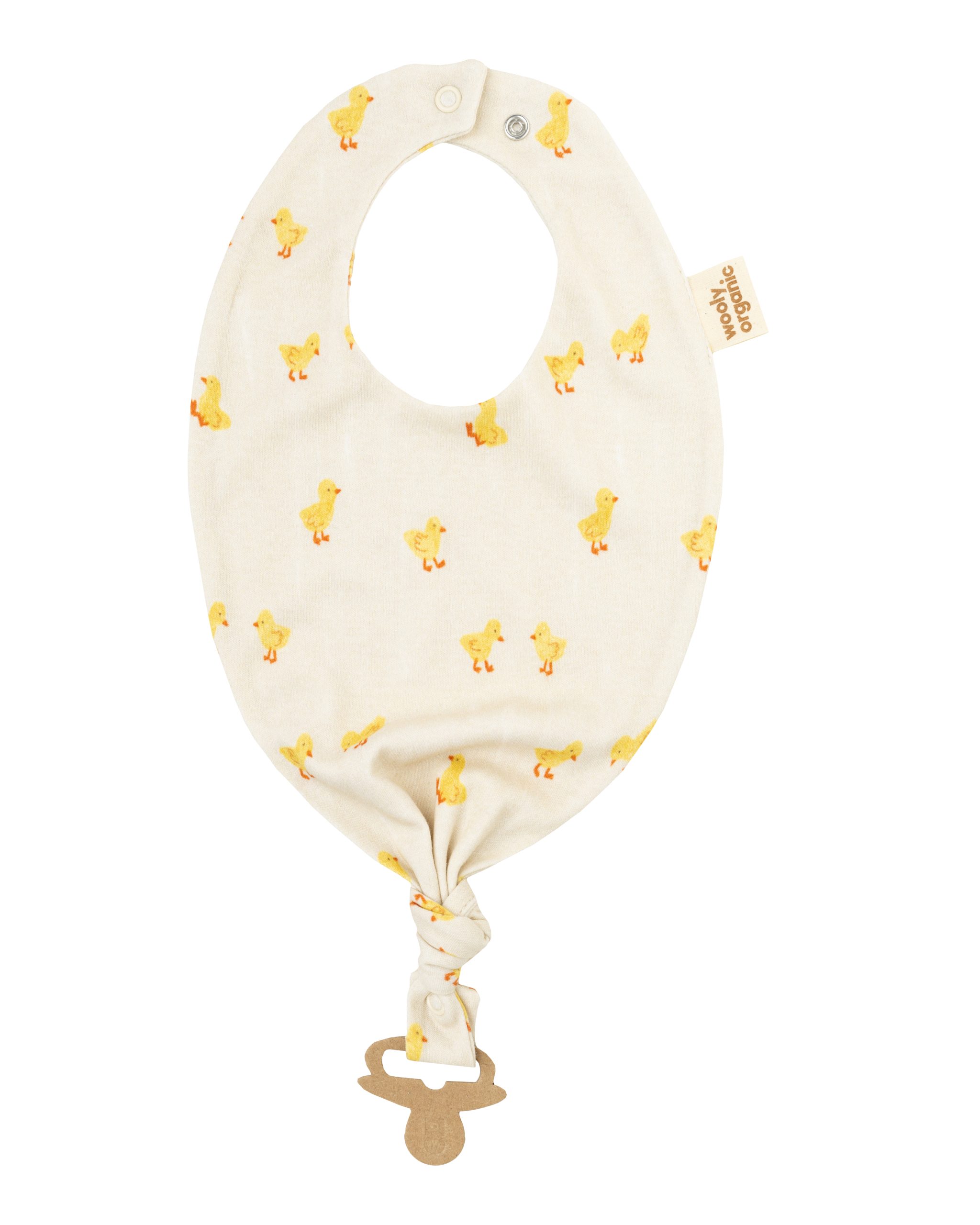 Woolly Organic Bib Clip bavaglino neonato cotone bio
