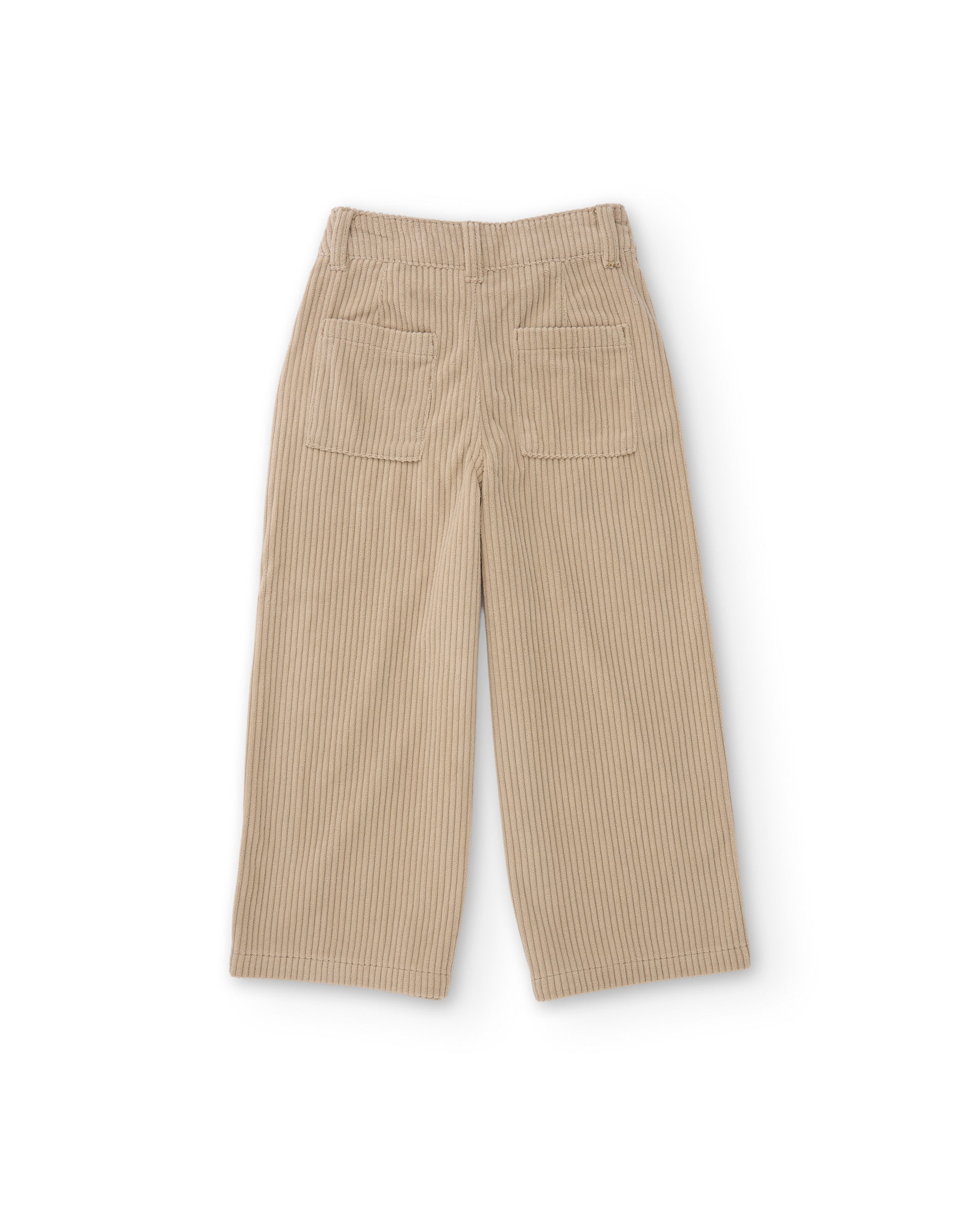 TucTuc Pantaloni velluto coste bambina pantalone beige dritto