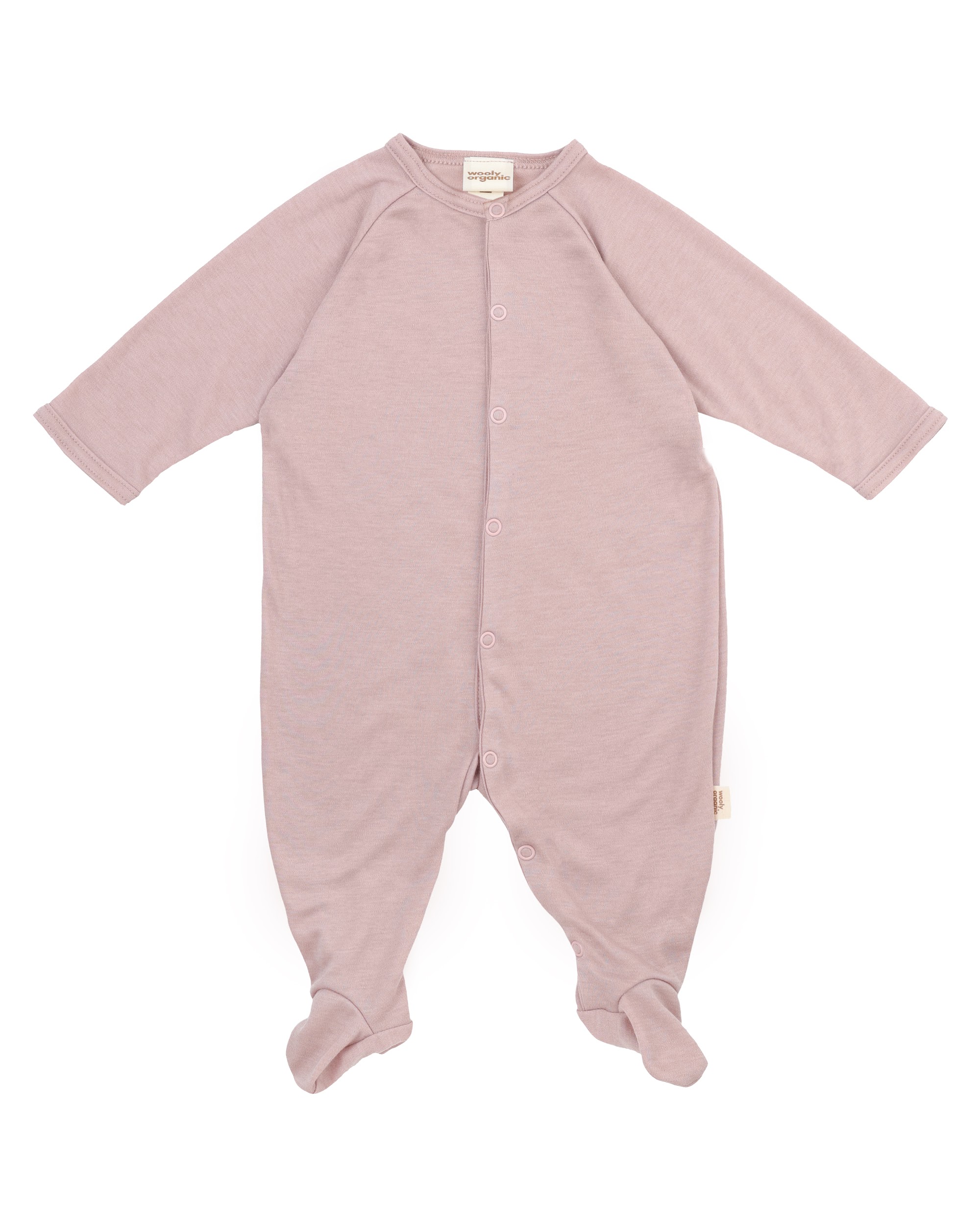 Woolly Organic Baby Sleepsuit tutina AW26 lyocell lana
