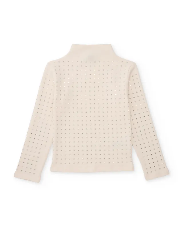 TucTuc Magliette Maglia Bambina Collo Alto Ecru