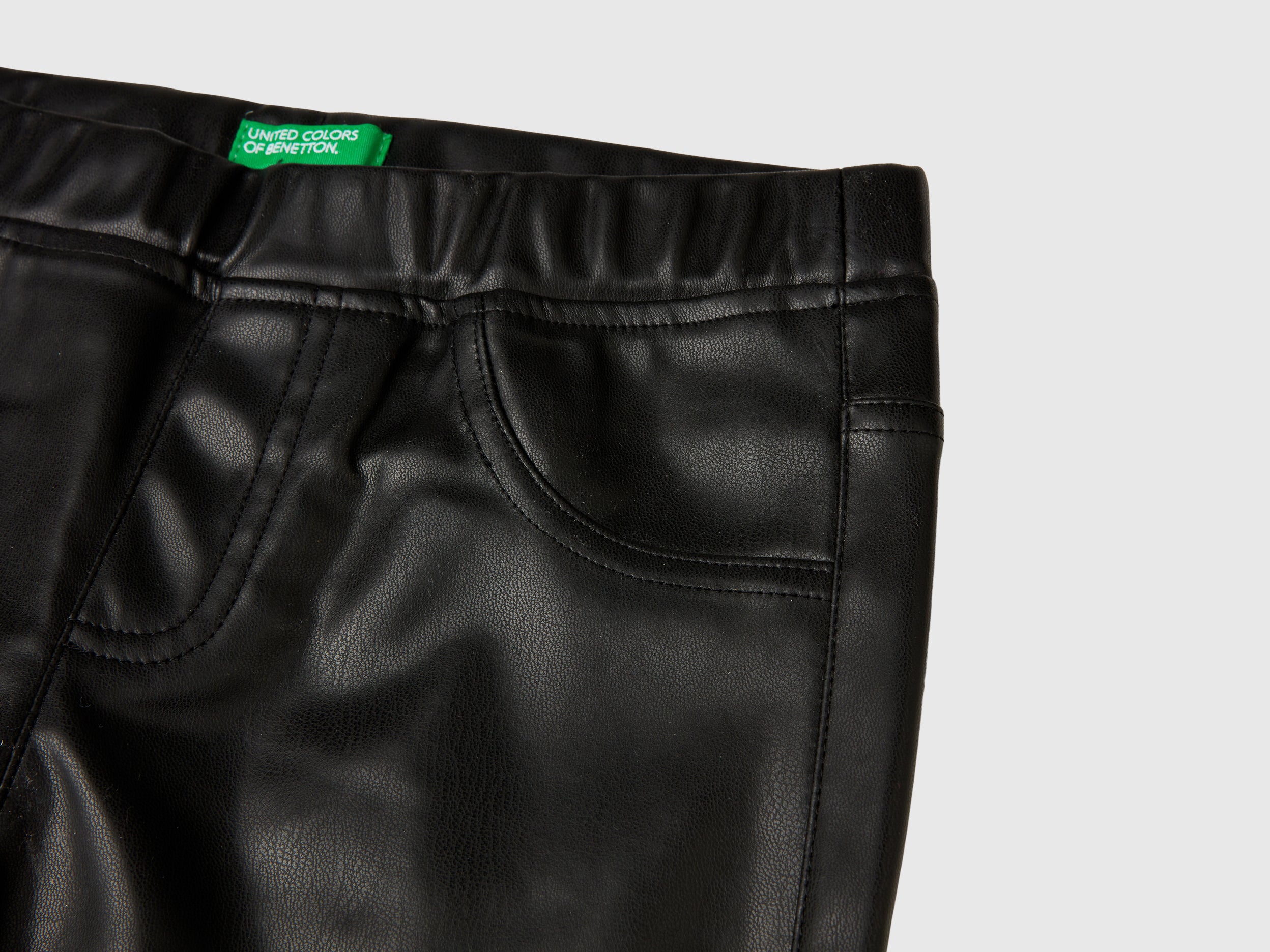 United Colors of Benetton Trousers Pantaloni spalmato stretch elastico