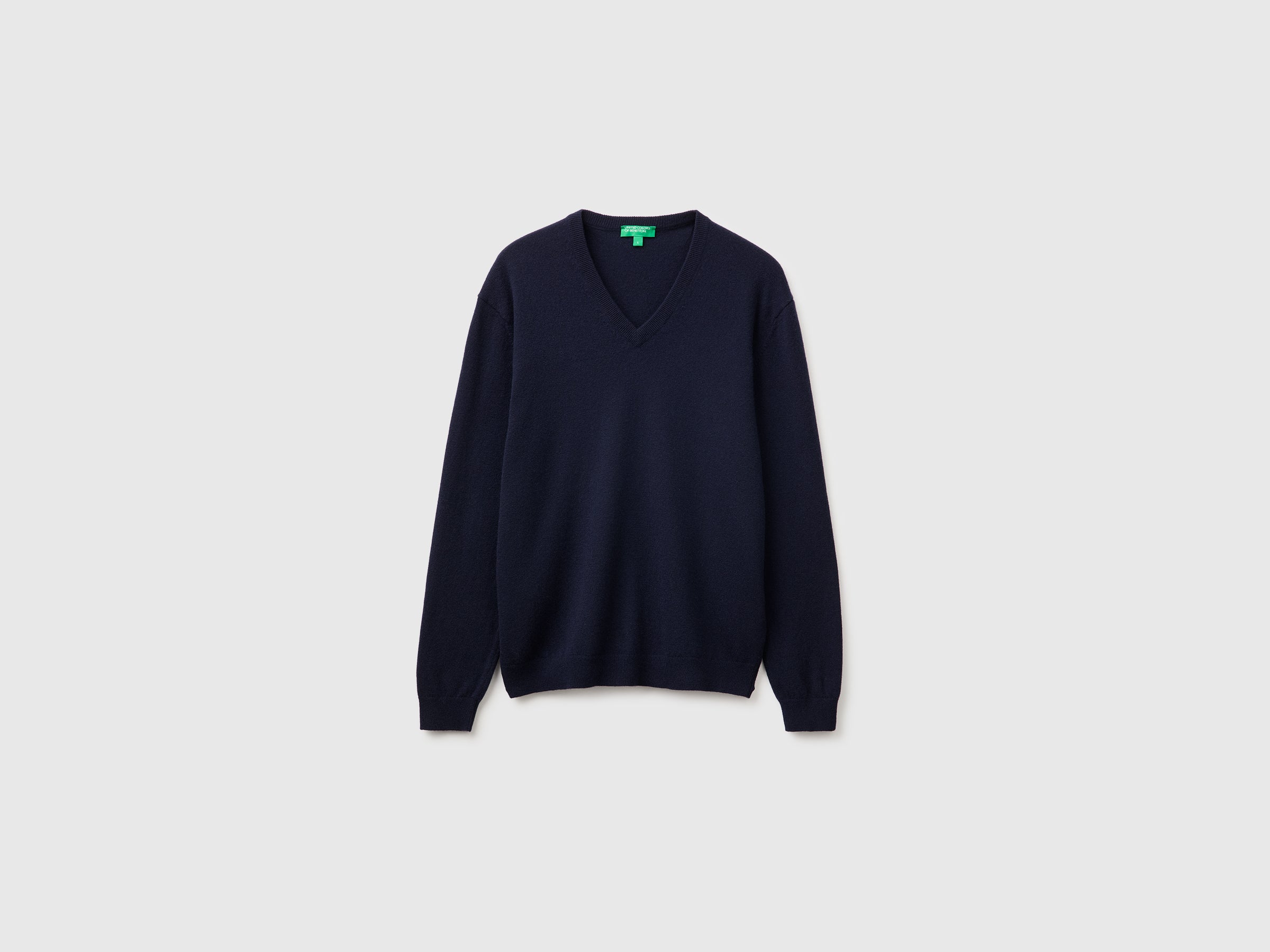 United Colors of Benetton Midnight blue maglione lana merino S