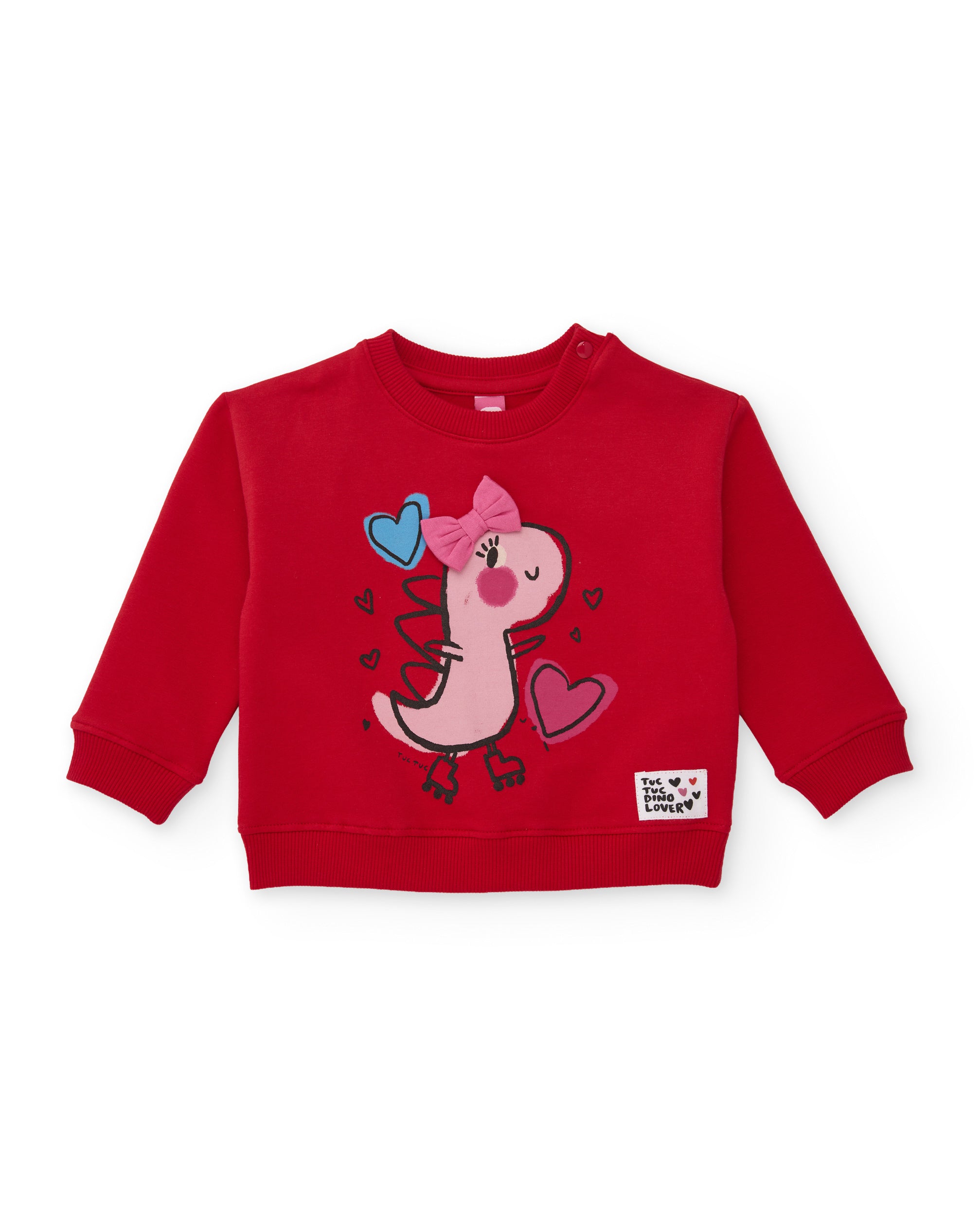TucTuc Completi Felpa Leggings Bambina Rosso