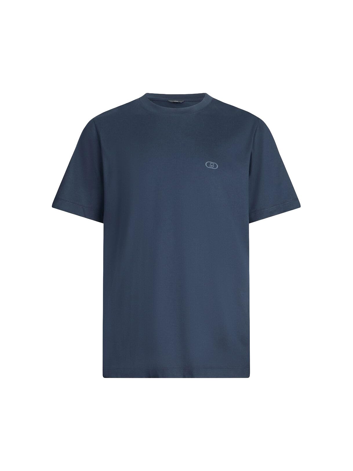 Liu Jo T-Shirt in Puro Cotone Blu Scuro