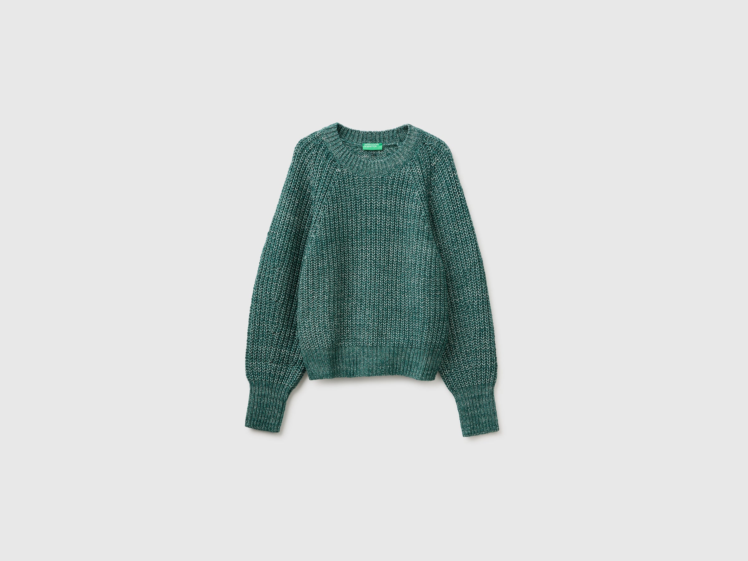 United Colors of Benetton Maglione Melange Cotone Lana M