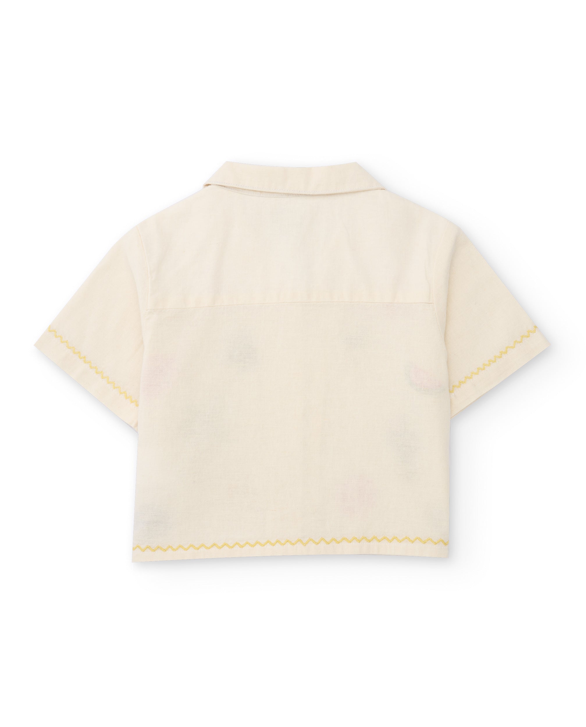 TucTuc Camicette Camicia Bambina Beige Ricami Colorati