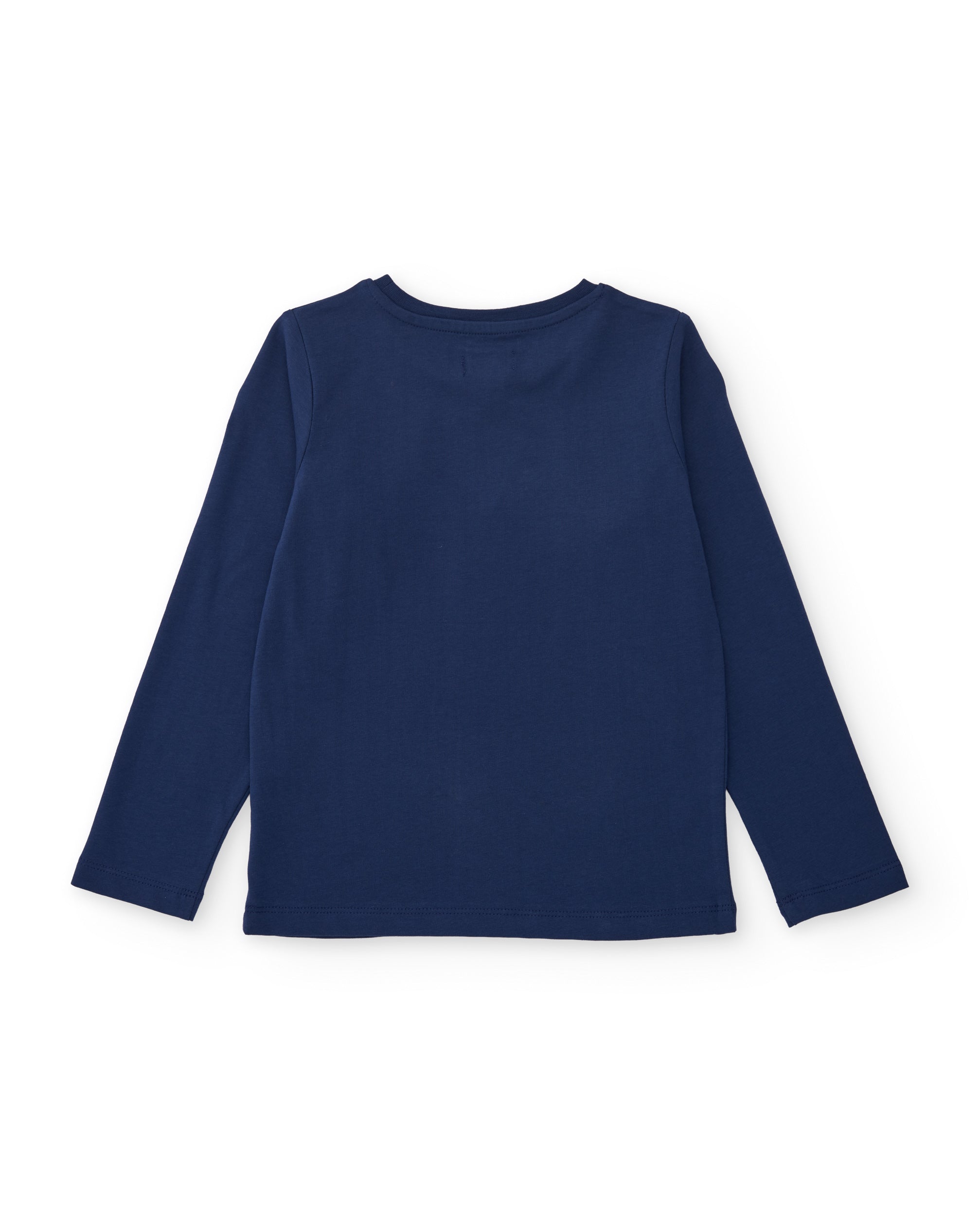 TucTuc Completi Tuta bambino blu cotone stampa geometrica