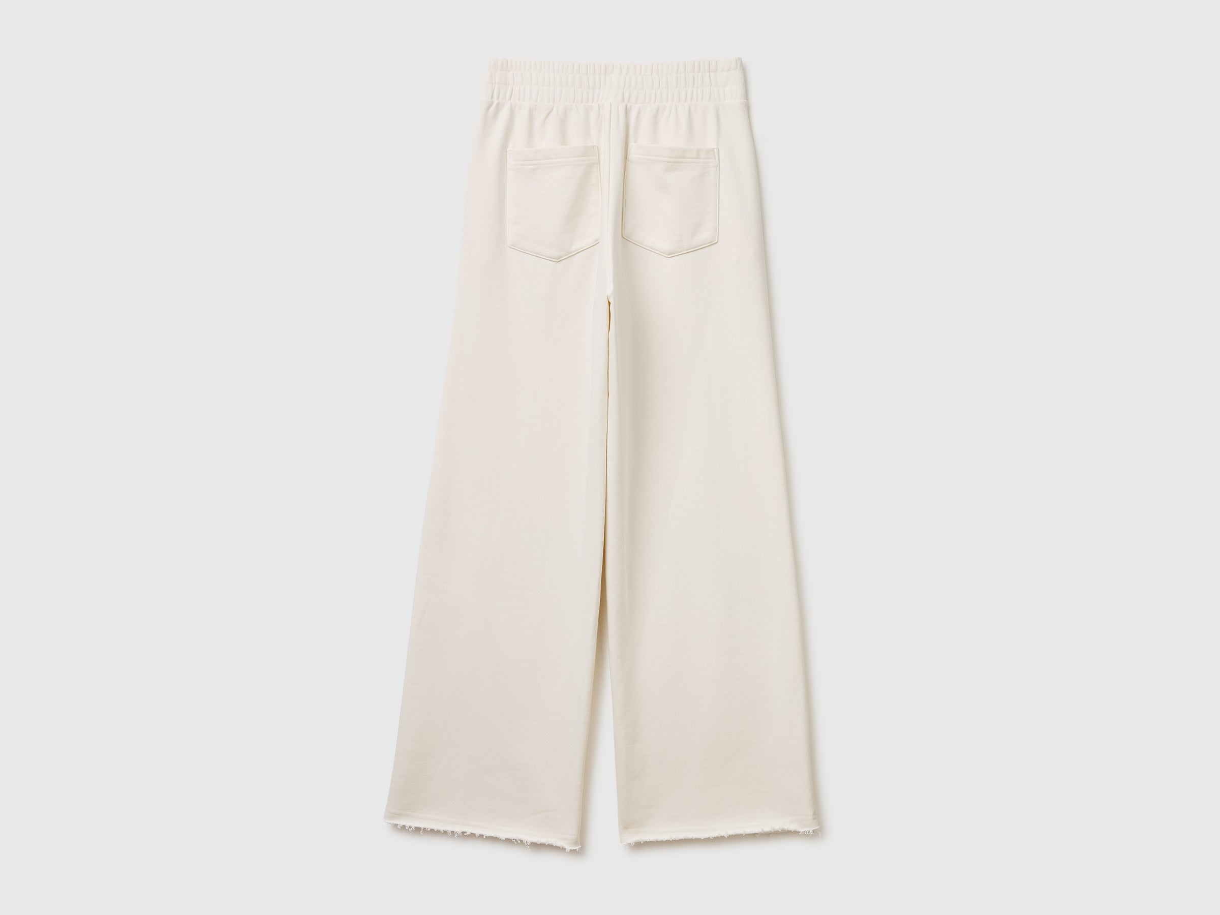 United Colors of Benetton Pantaloni Tuta Cotone Gamba Larga