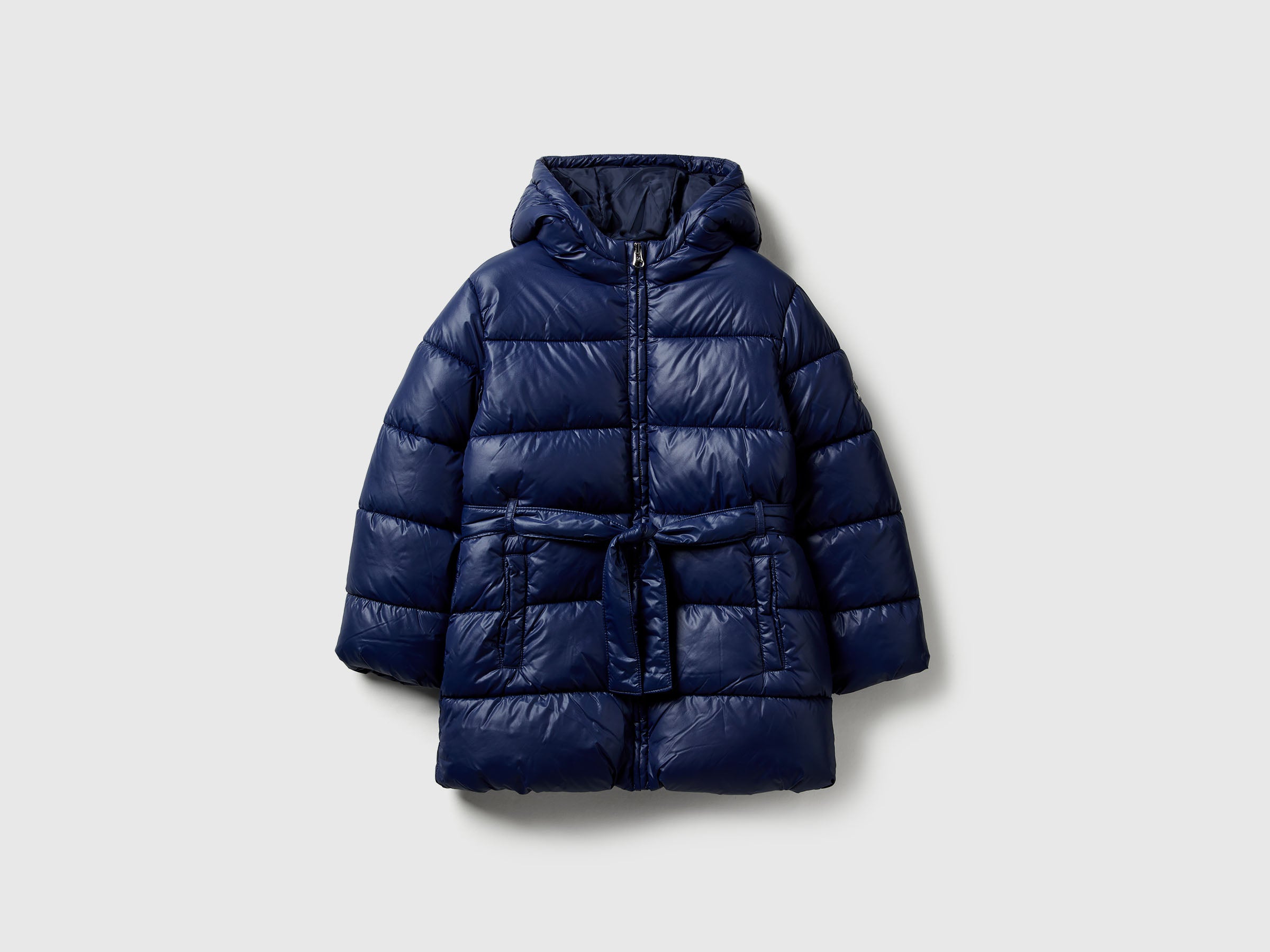 United Colors of Benetton Jackets piumino lungo nylon cintura taglia S