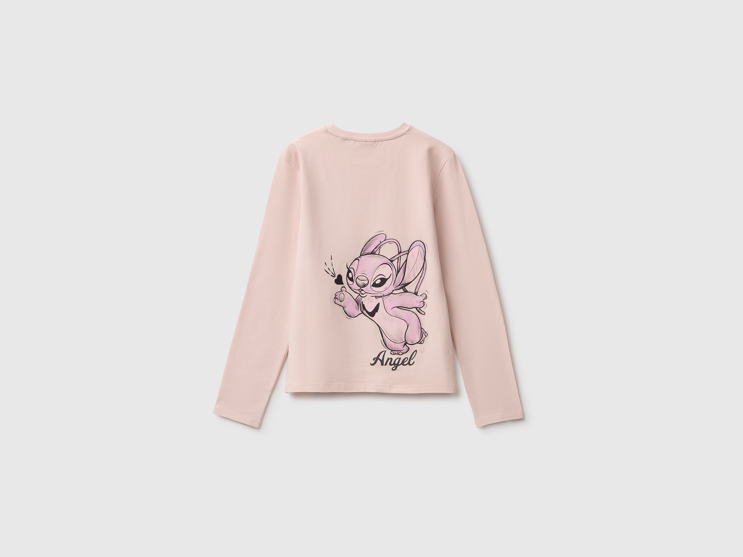 United Colors of Benetton t-shirt Lilo Stitch manica lunga XL