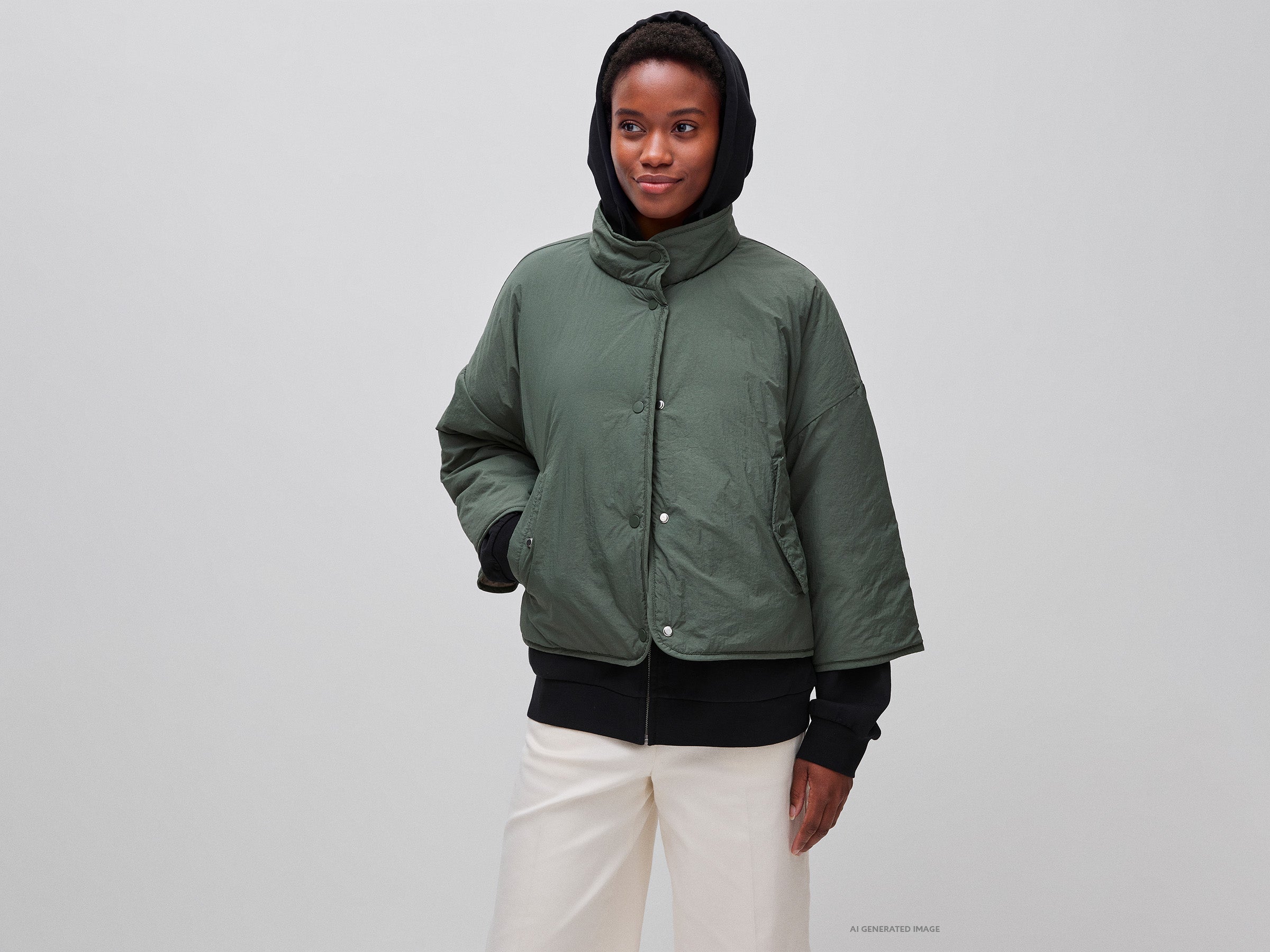 United Colors of Benetton Piumino Double Face Giacca Nylon M