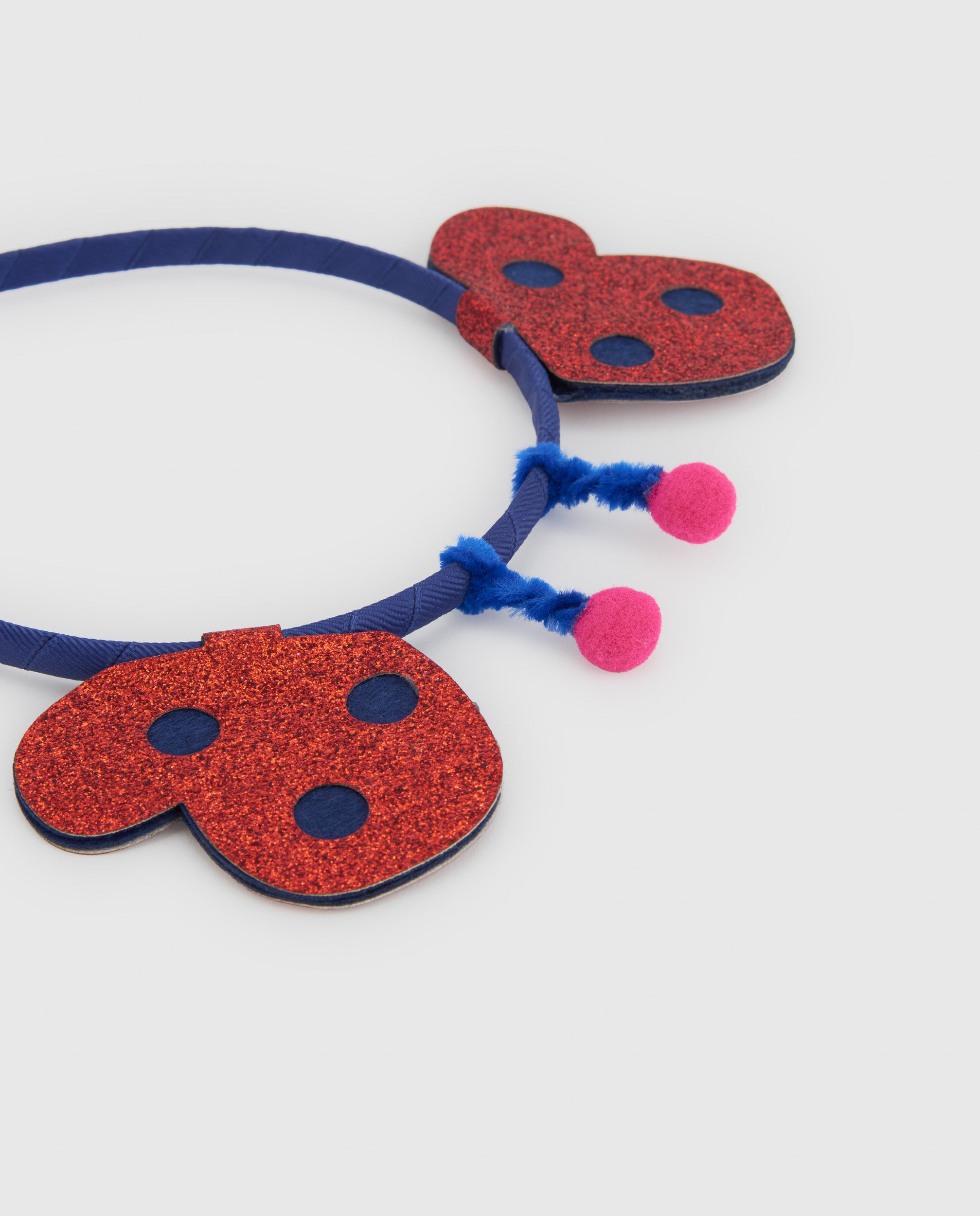 TucTuc Accessori Fascia capelli bambina rossa coccinella