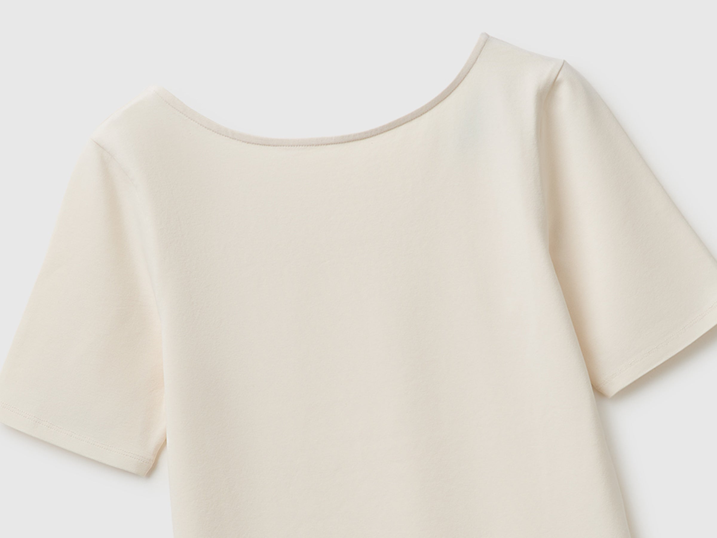 United Colors of Benetton T-Shirts T-shirt Reversibile Cotone Slim