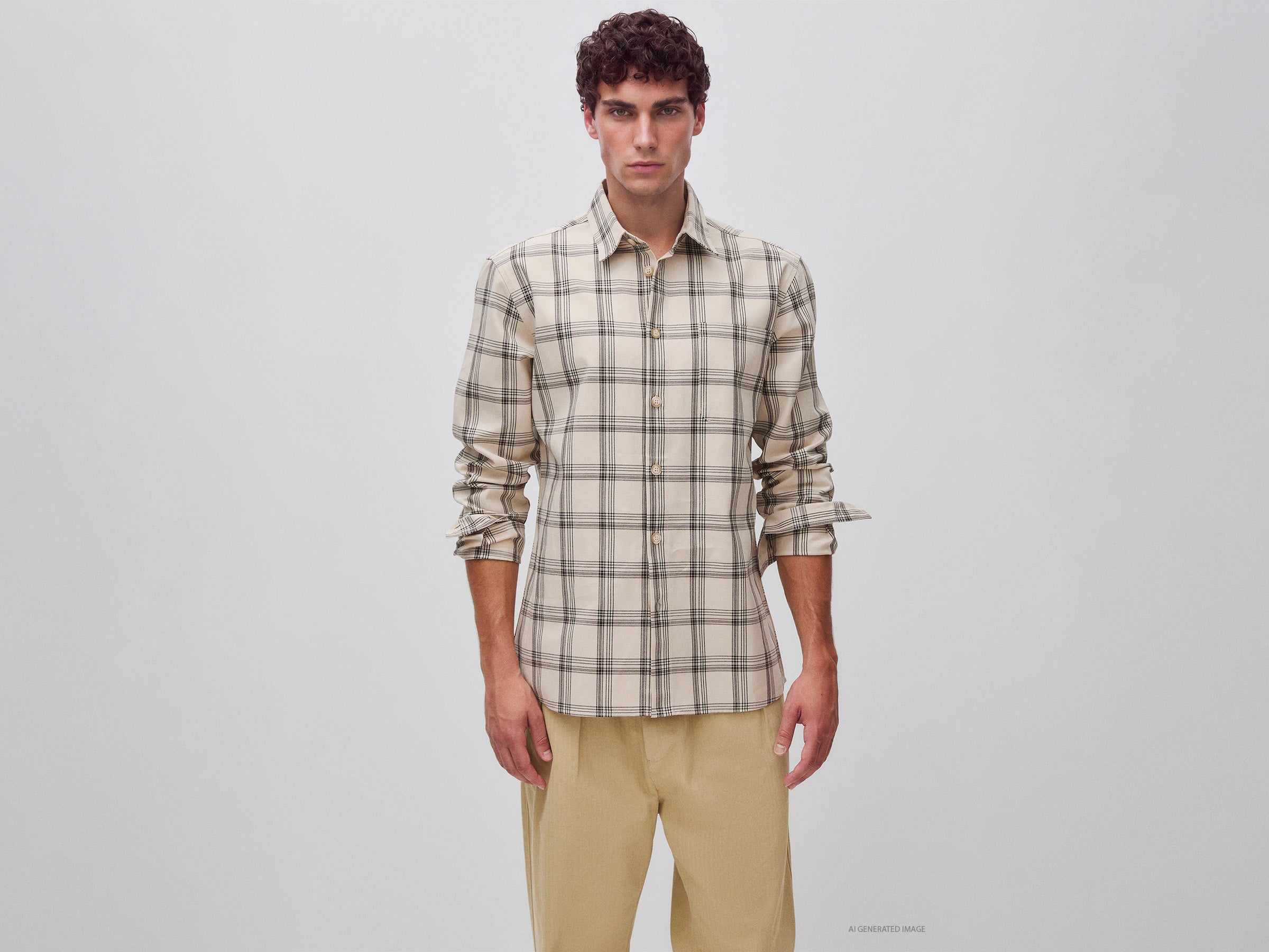 United Colors of Benetton Camicia Lyocell Cotone Tasca