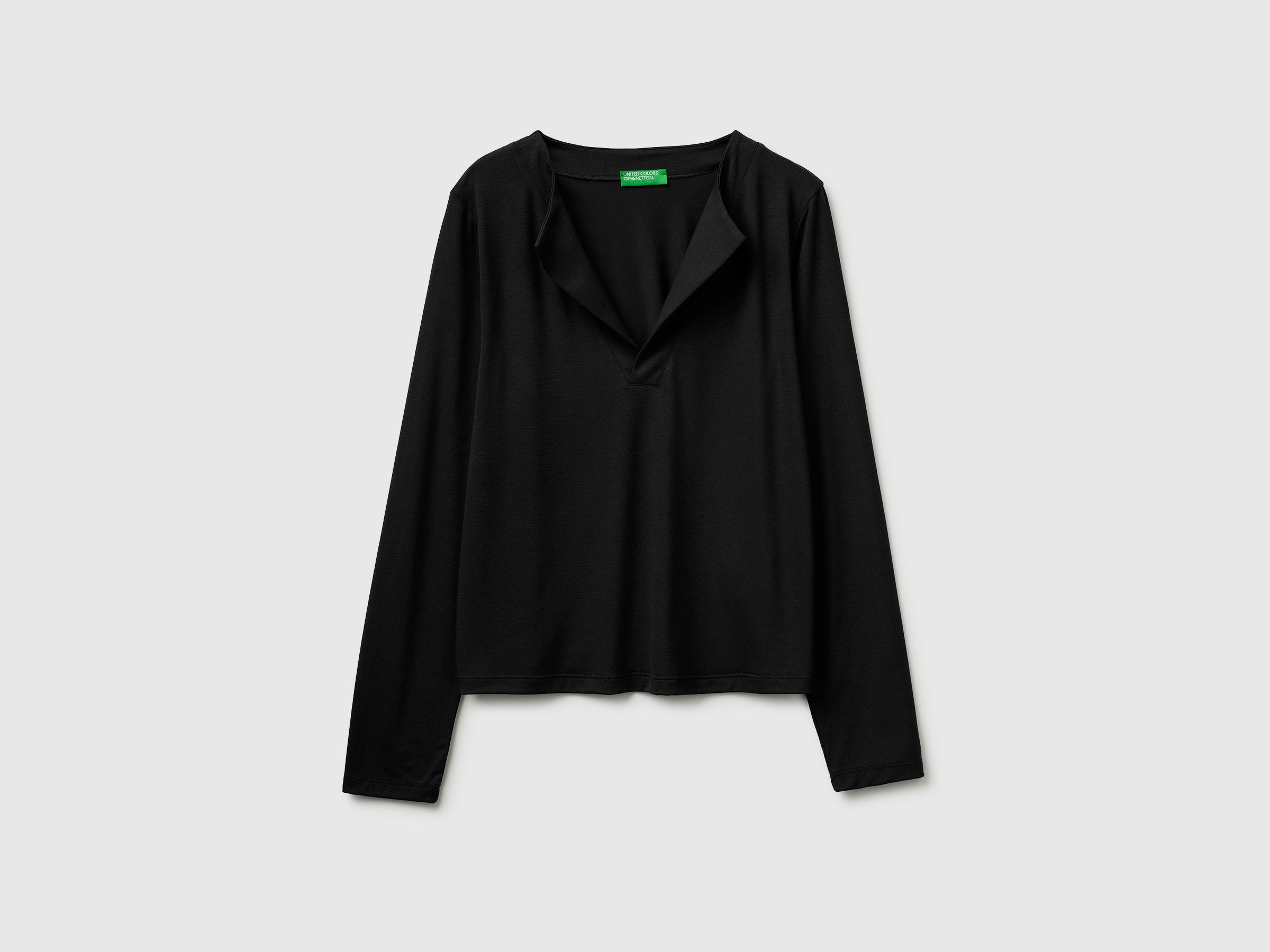 United Colors of Benetton Maglietta viscosa rever taglia M