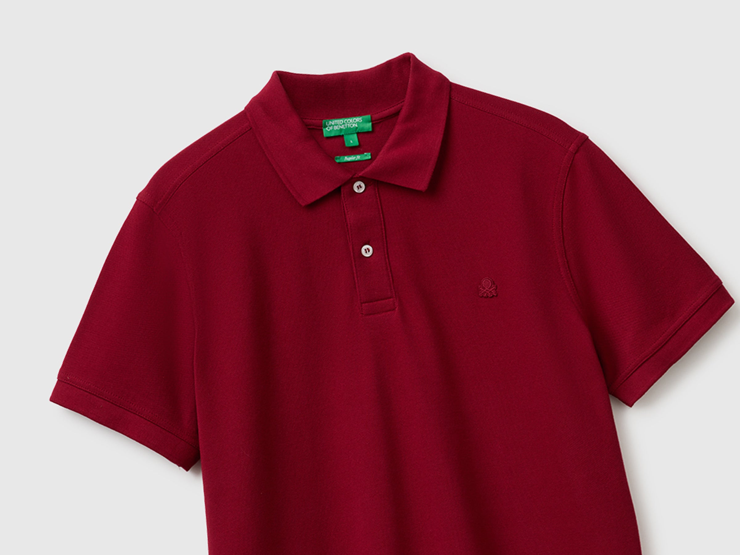 Benetton Polos polo regular fit cotone bio M