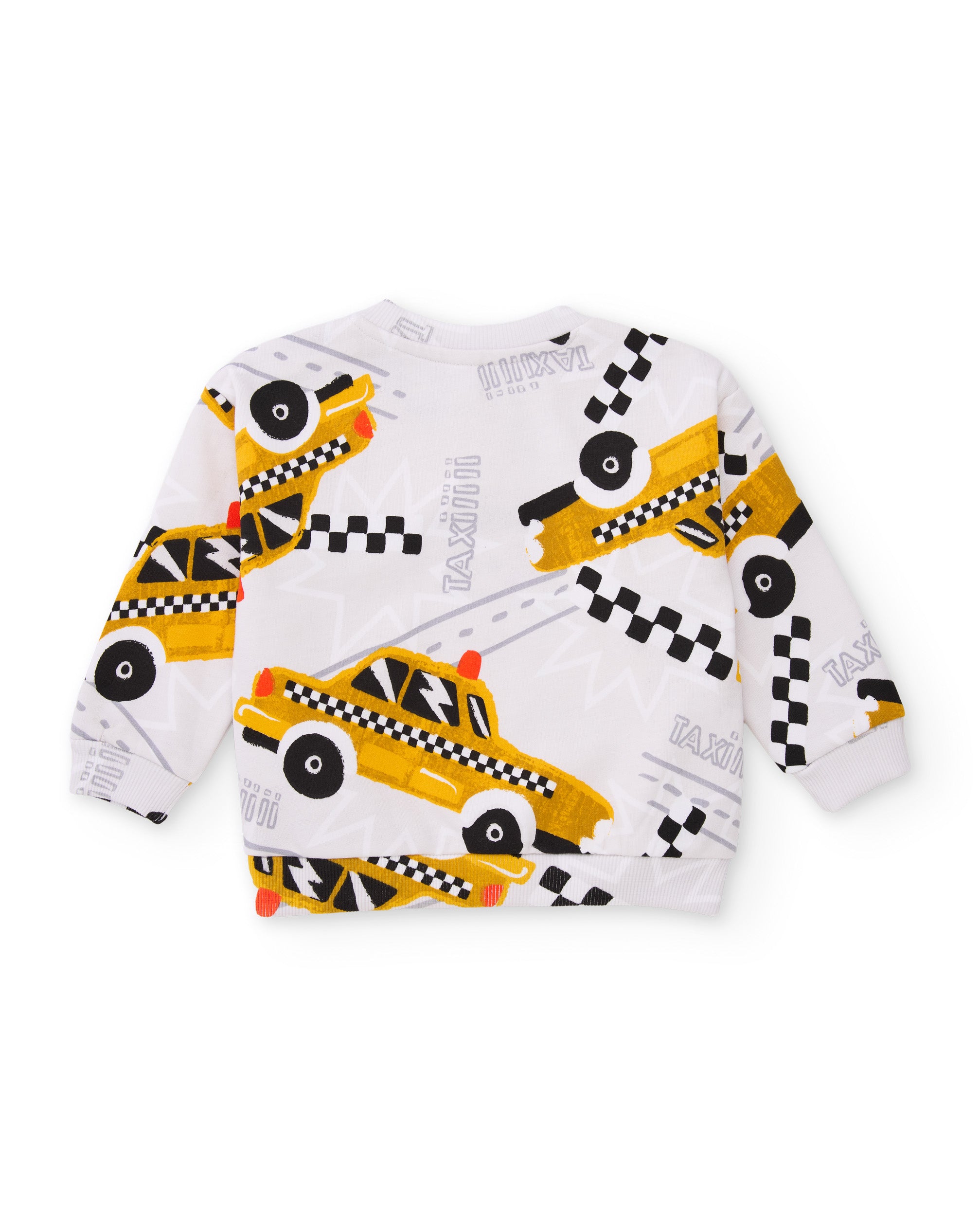 TucTuc Completi Completo Felpa Bambino Bianco Taxi