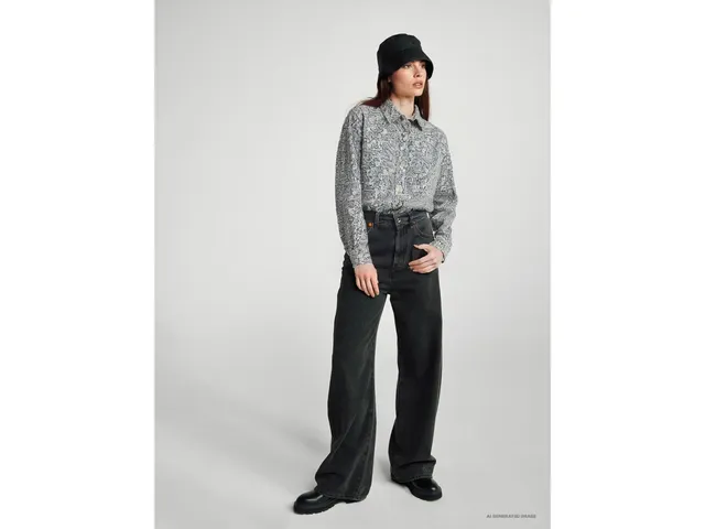 United Colors of Benetton camicia fantasia cotone leggero