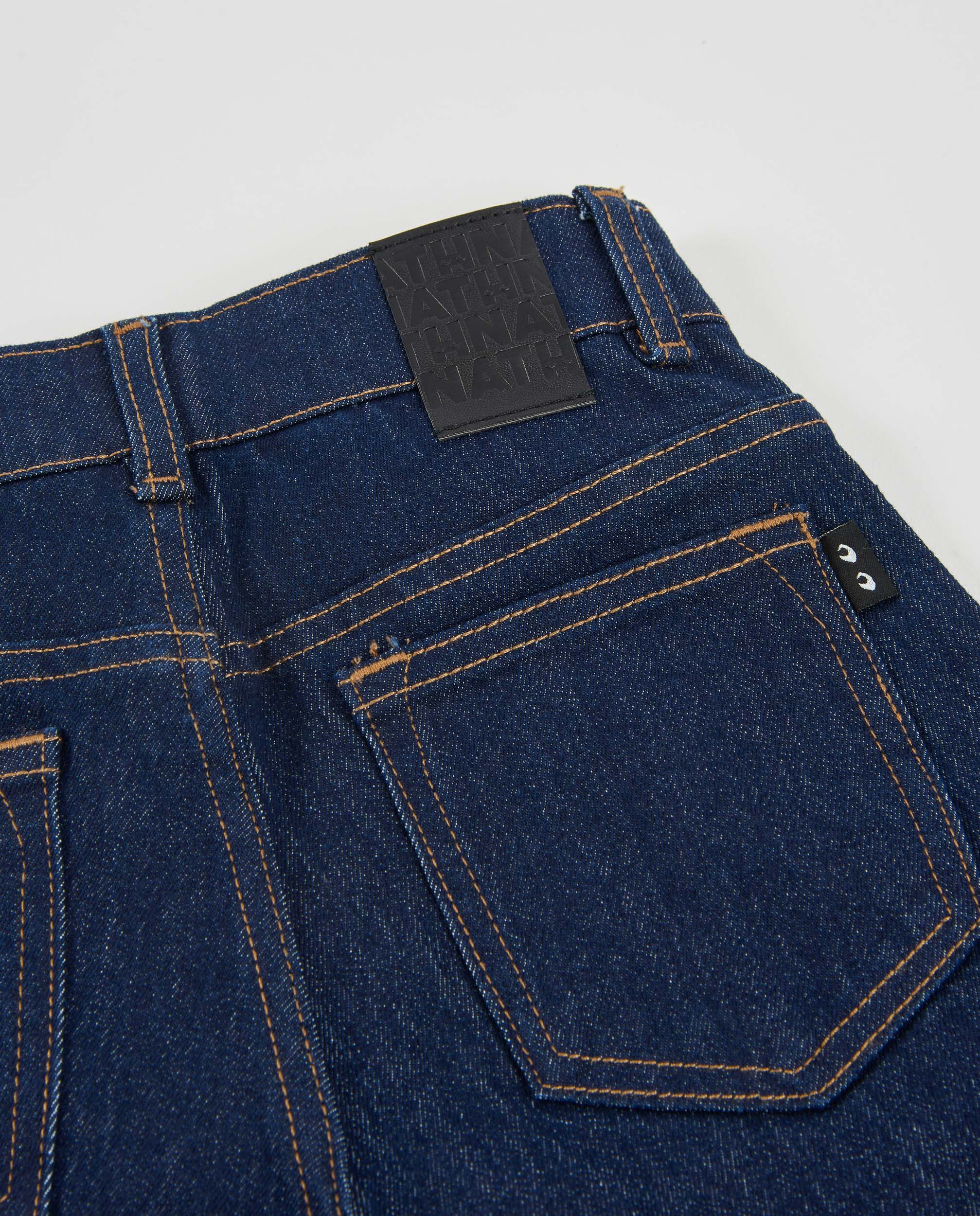 TucTuc Pantaloni Jeans Dritto 5 Tasche Denim Blu 4A Cotone