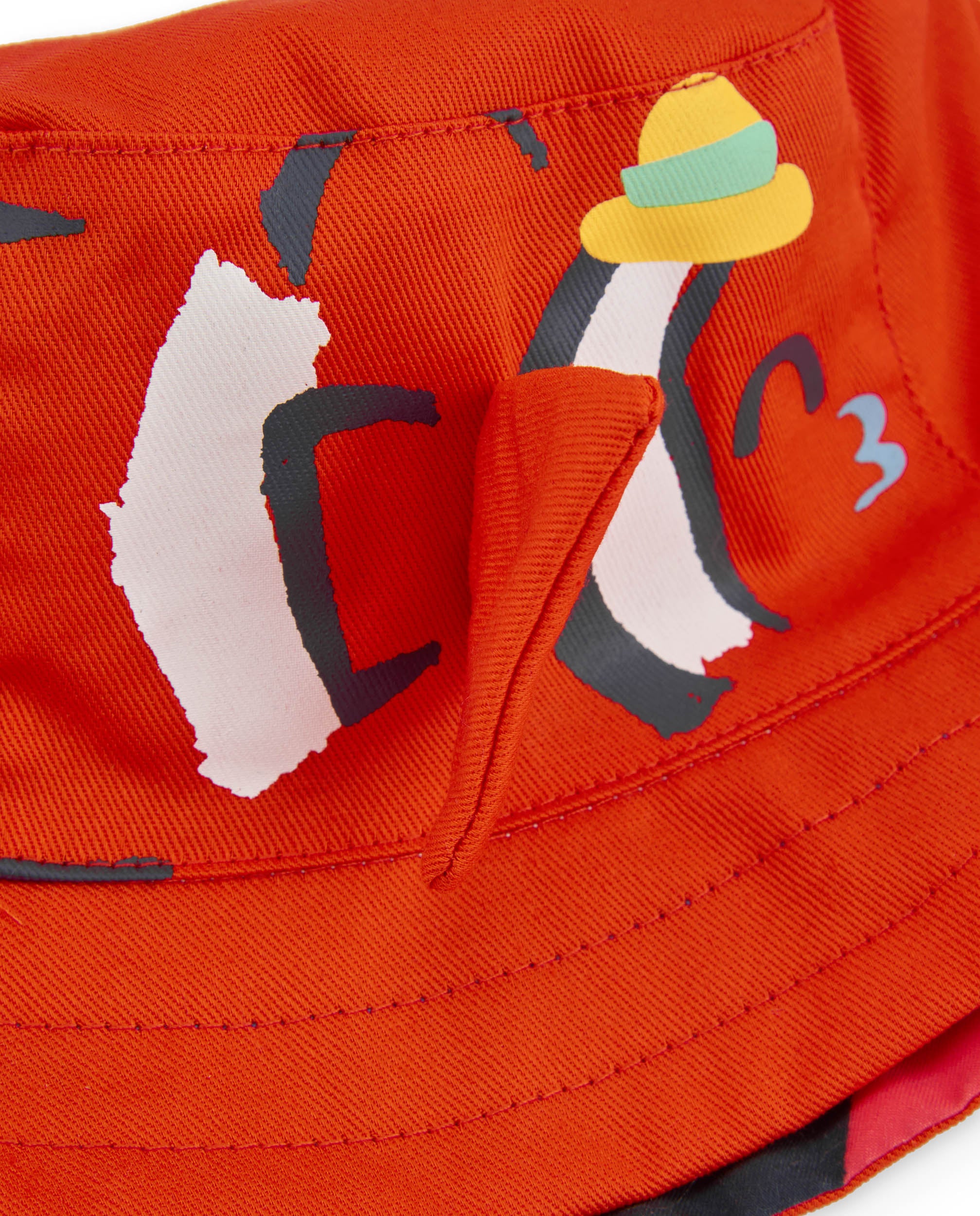 TucTuc Accessori berretto bambino maglia reversibile rosso