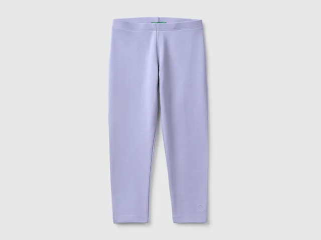 Benetton Stretch cotton leggings pantaloni cotone taglia 98