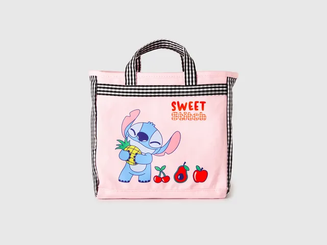 United Colors of Benetton Zaino Disney Stitch Tela Bambino