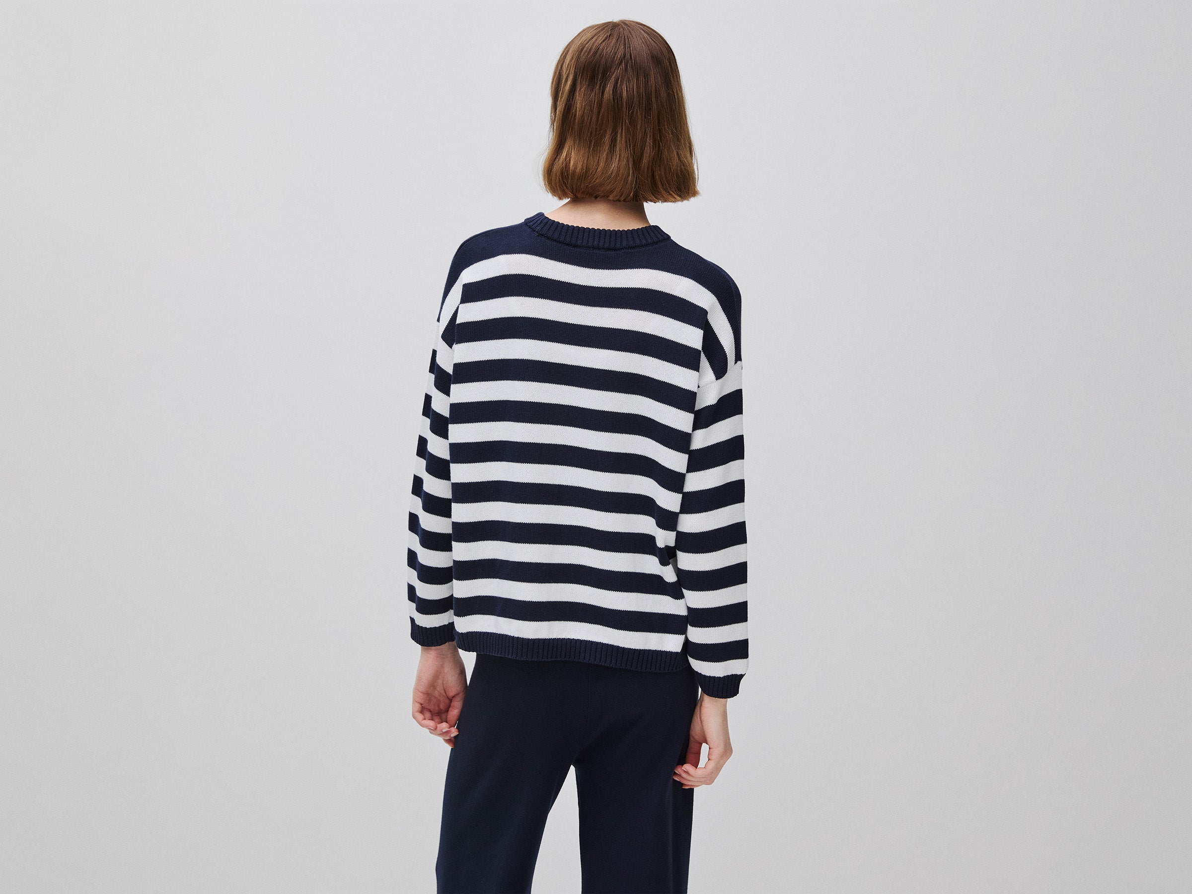 United Colors of Benetton Sweaters maglione righe cotone tricot