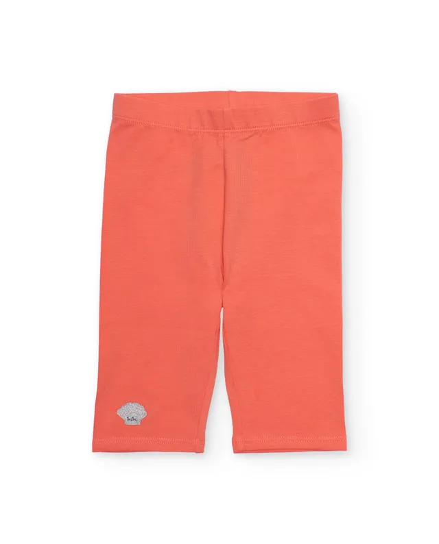 TucTuc Leggings Pinocchietto Corallo Bimba Morbido