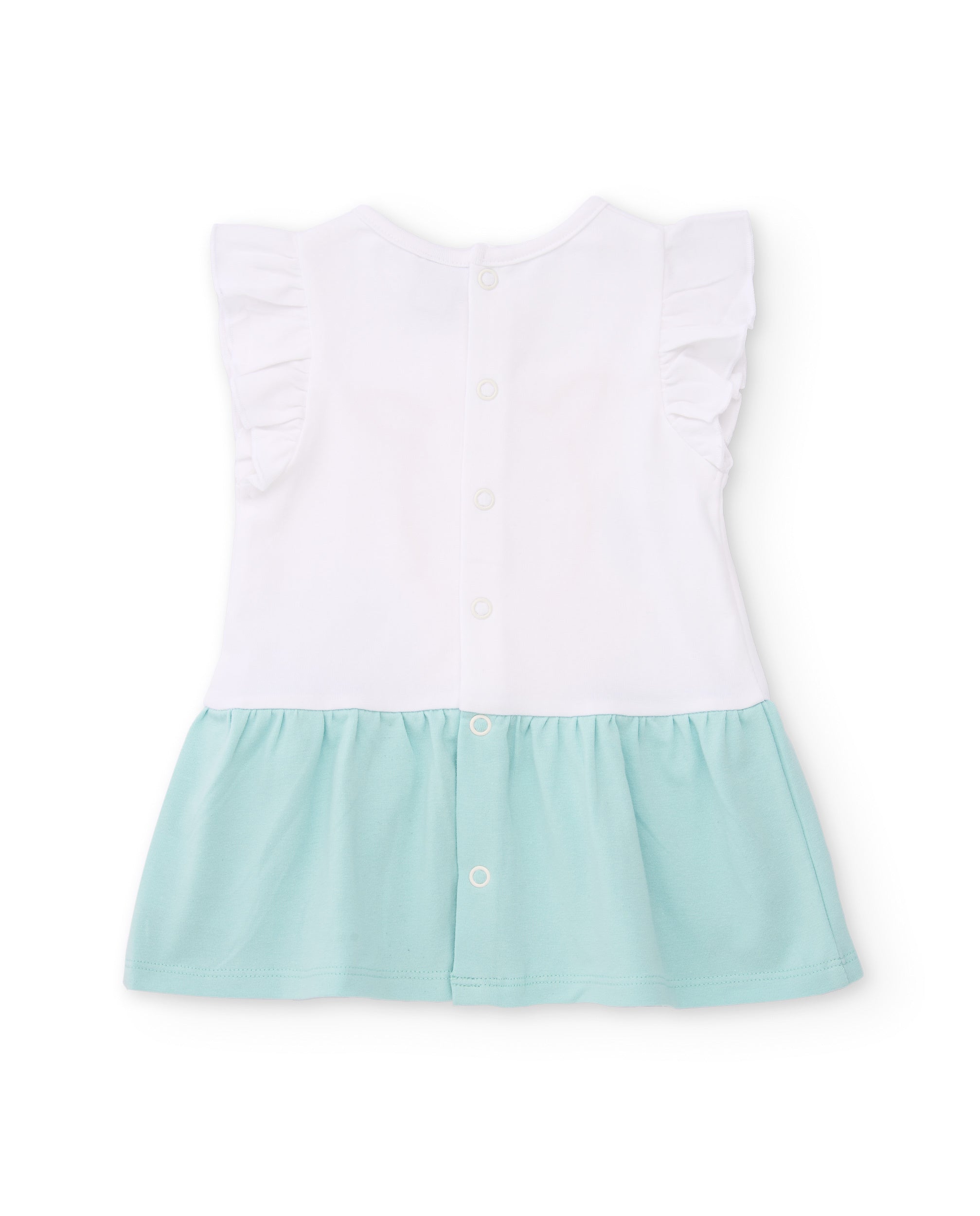 TucTuc Vestiti vestito neonato maglia giraffa bianco