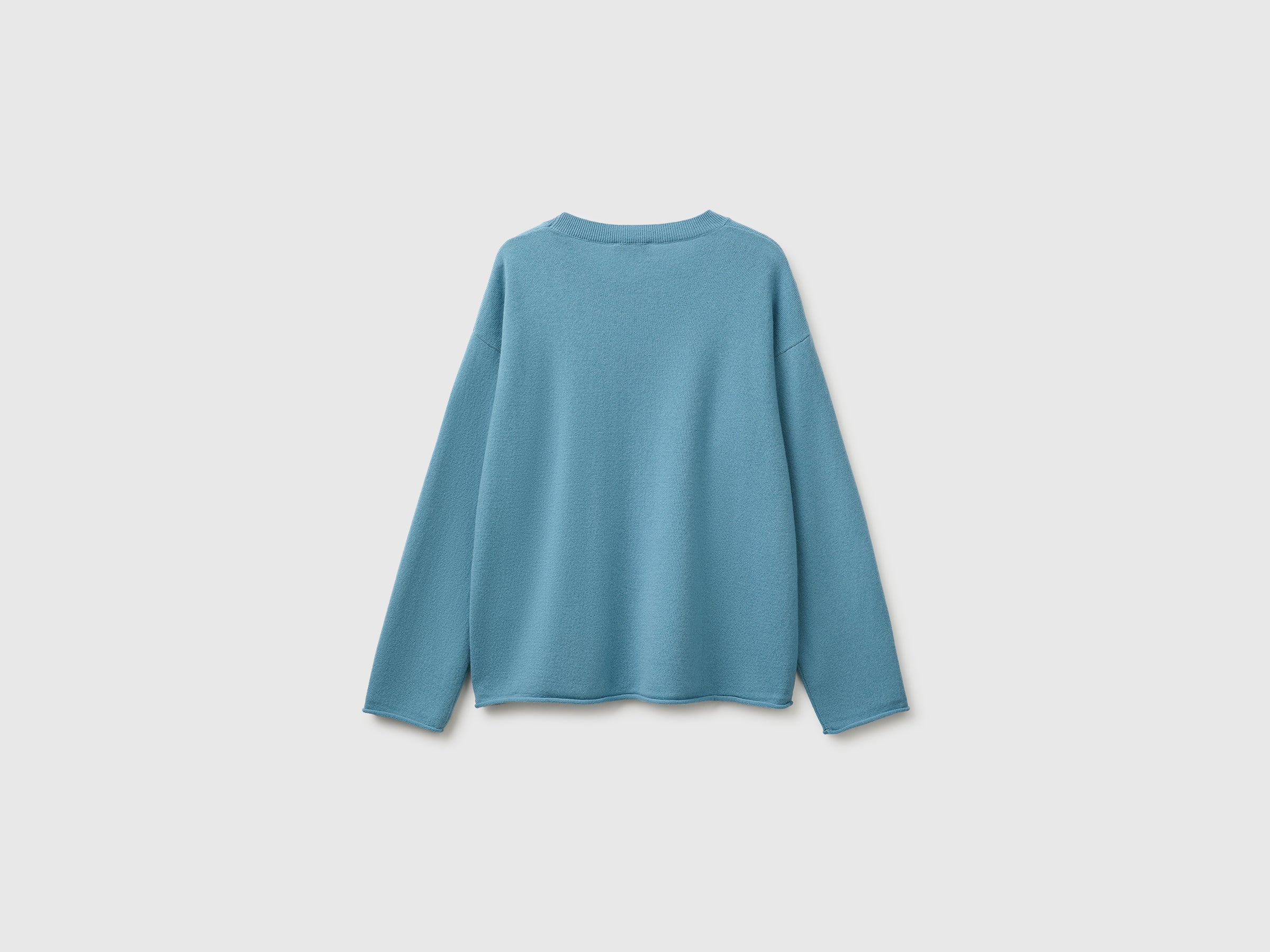 Benetton Maglione lana cashmere taglia M girocollo