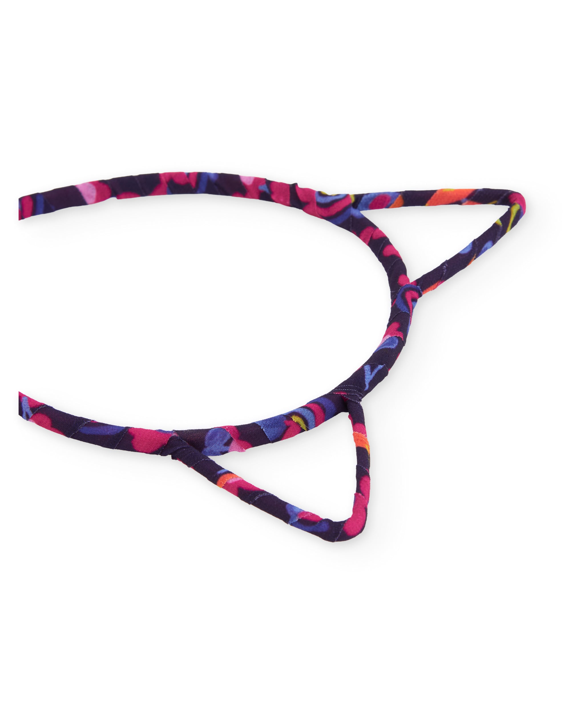 TucTuc Accessori Fascia Bambina Fucsia Orecchie Fiori