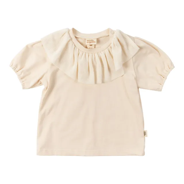 Woolly Organic Jersey Shirt Tulle SS26 maglietta cotone biologico