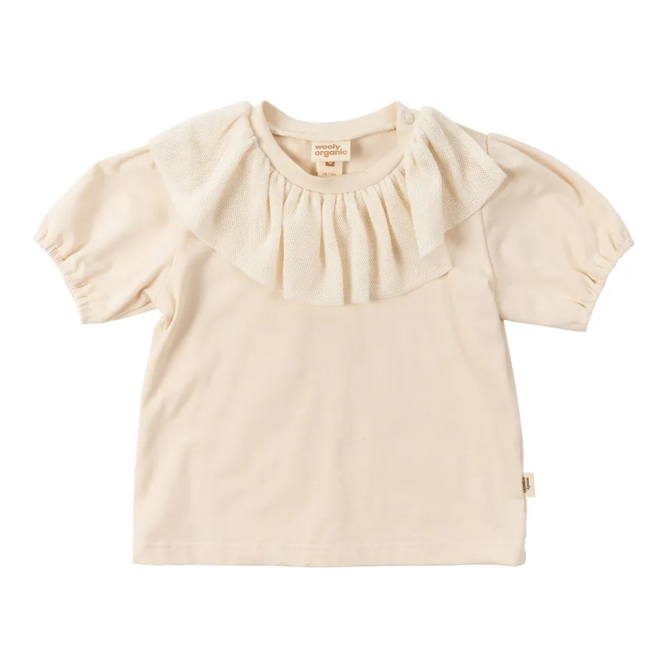 Woolly Organic Jersey Shirt Tulle SS26 maglietta cotone biologico