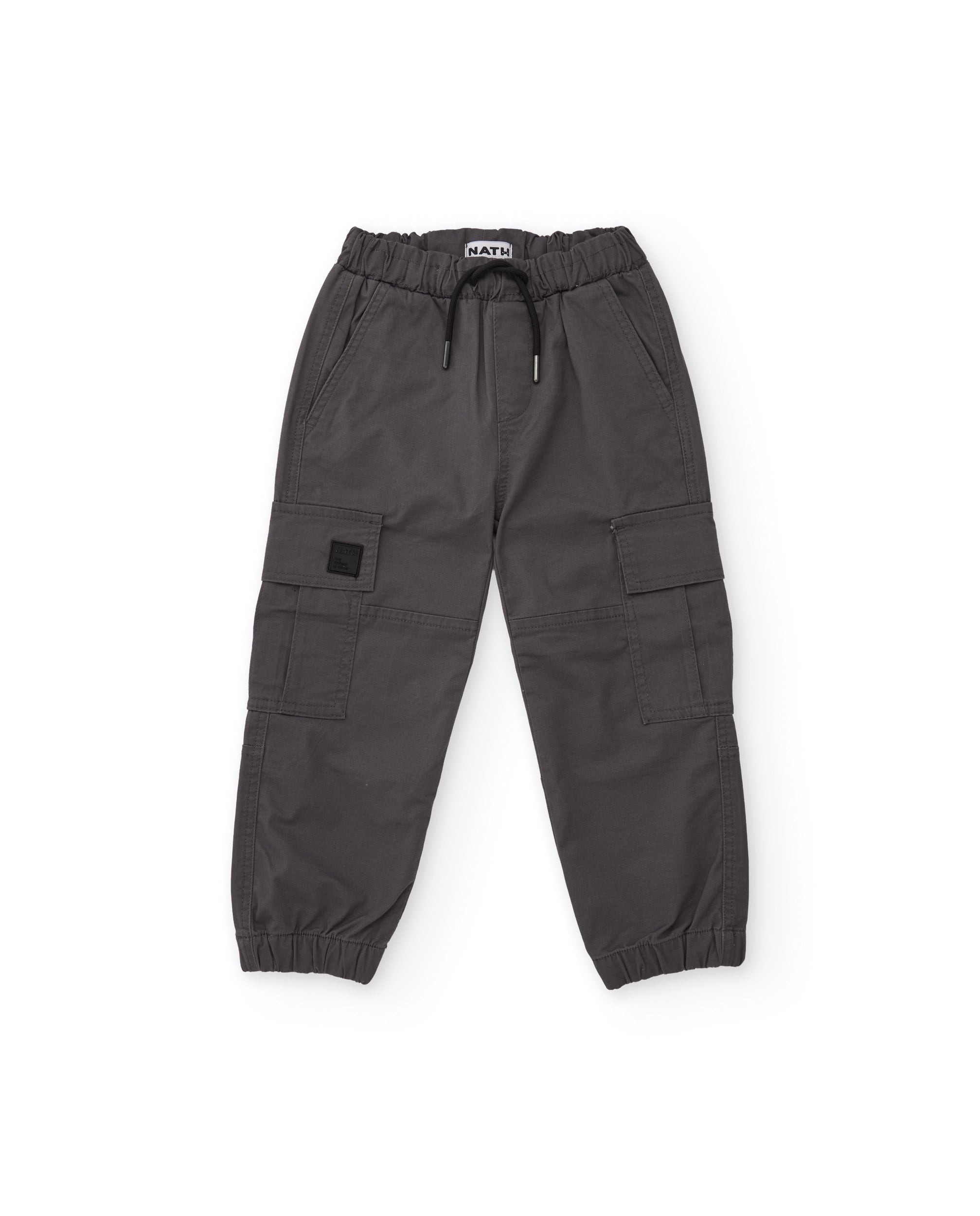 TucTuc Pantaloni cargo pantaloni grigio 4A tasche bambino