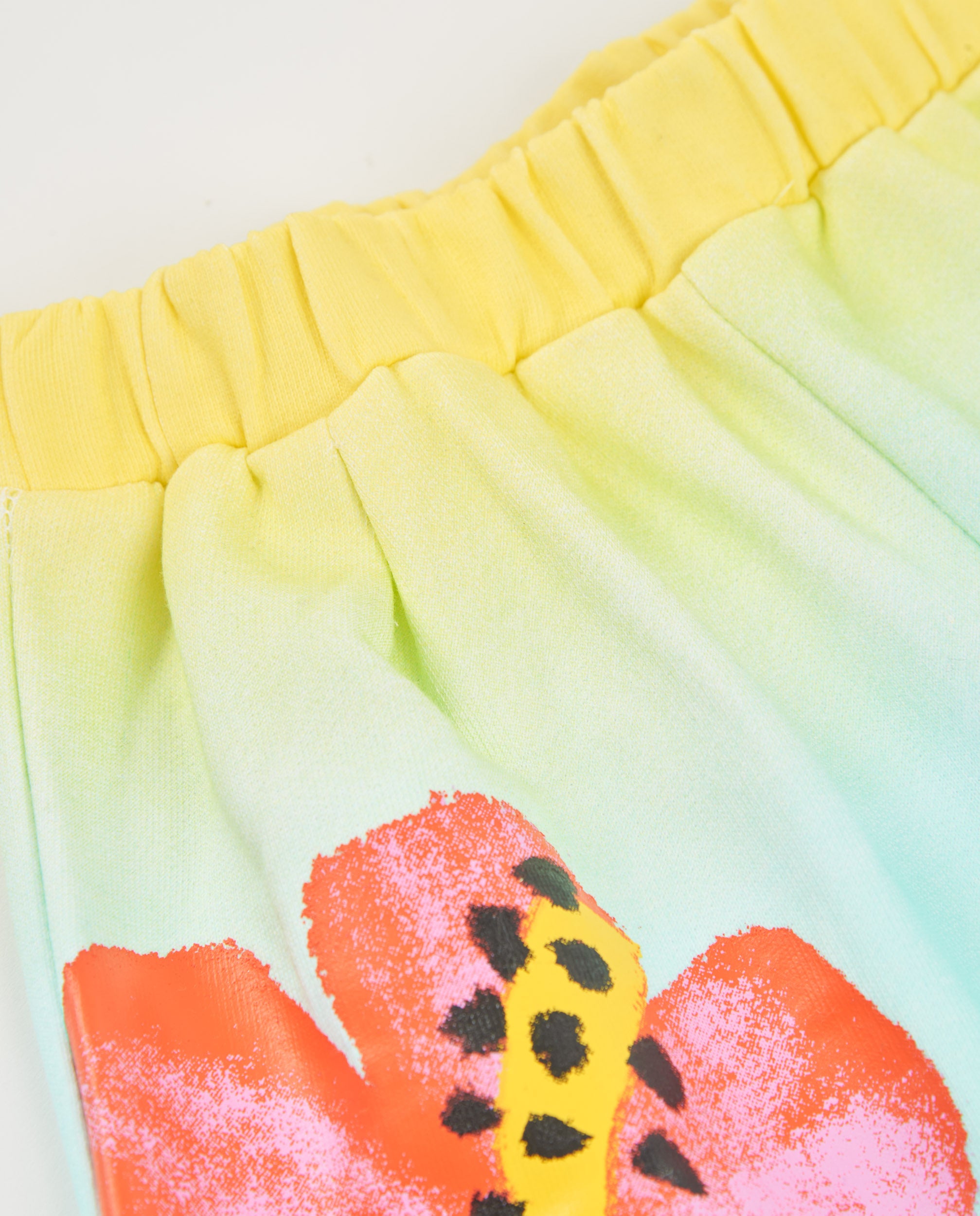 TucTuc Bermuda Shorts Bambina Turchese Fiore Stampato
