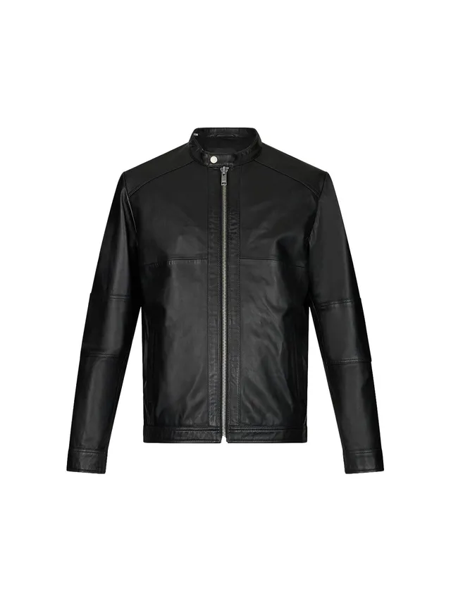 Liu Jo Giacca Biker Pelle Giubbotto Taglia L Nero