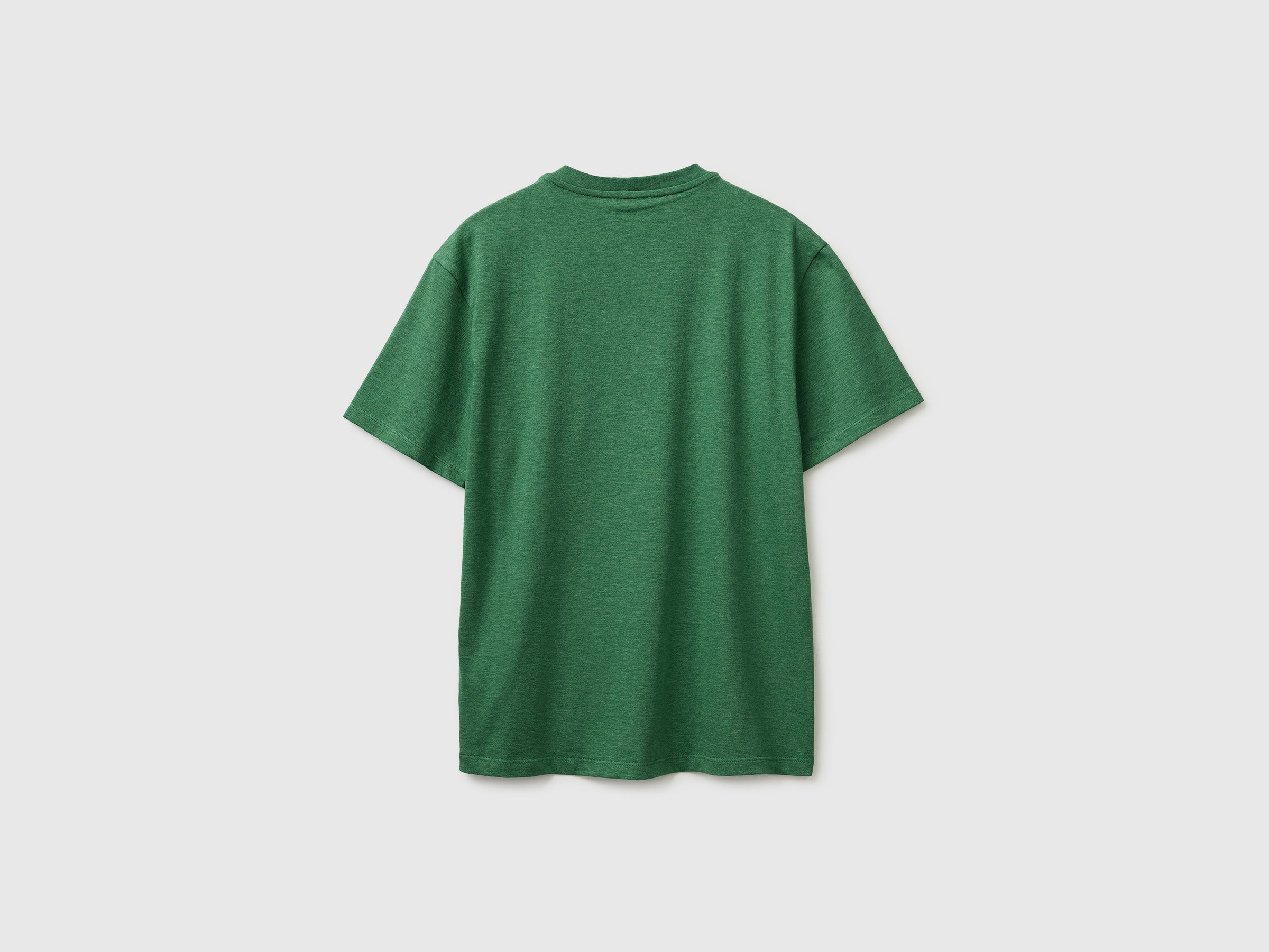 United Colors of Benetton Melange T-shirt maglietta logo cotone bio