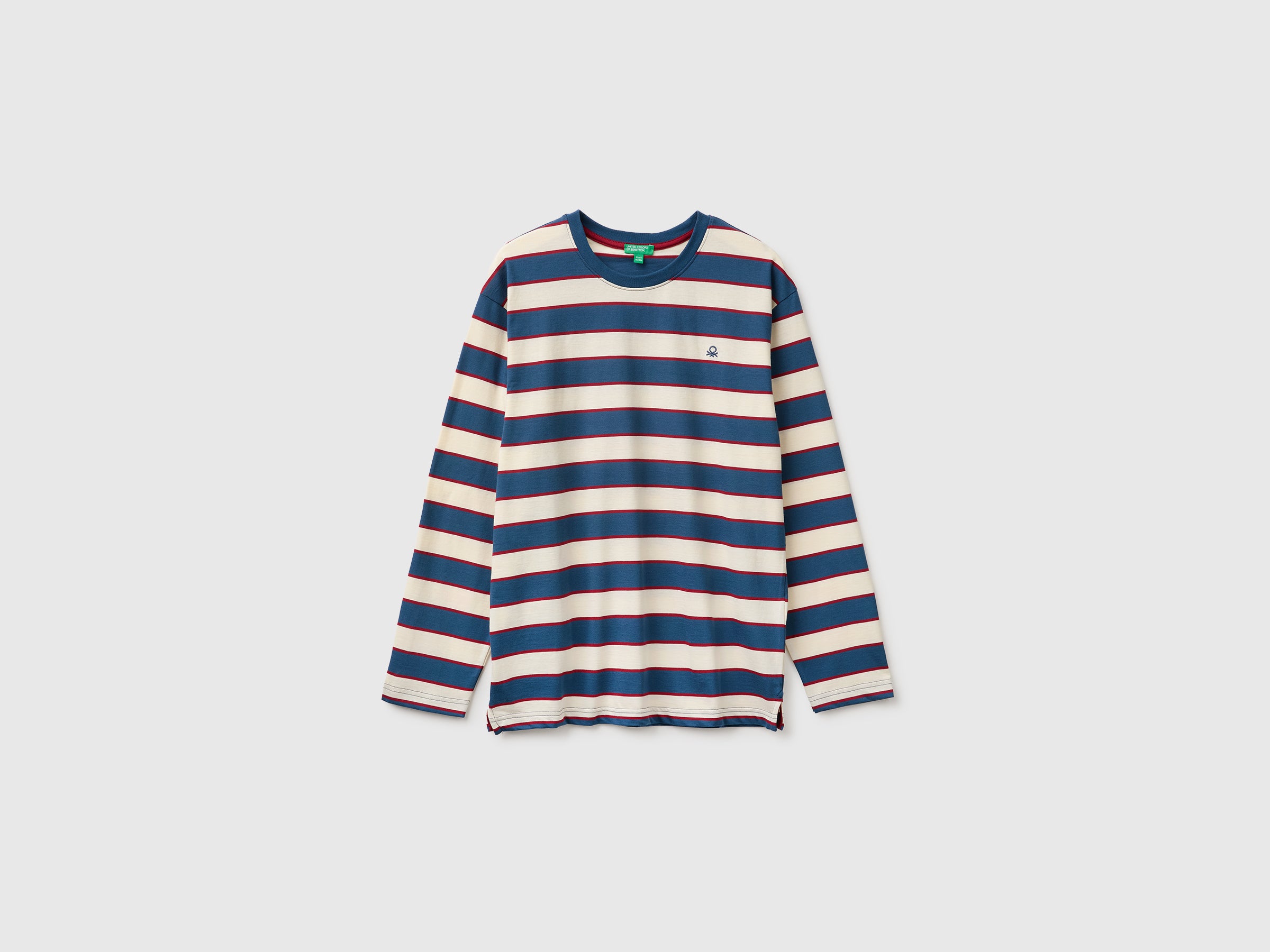 United Colors of Benetton T-Shirt Rigata Cotone Organico S