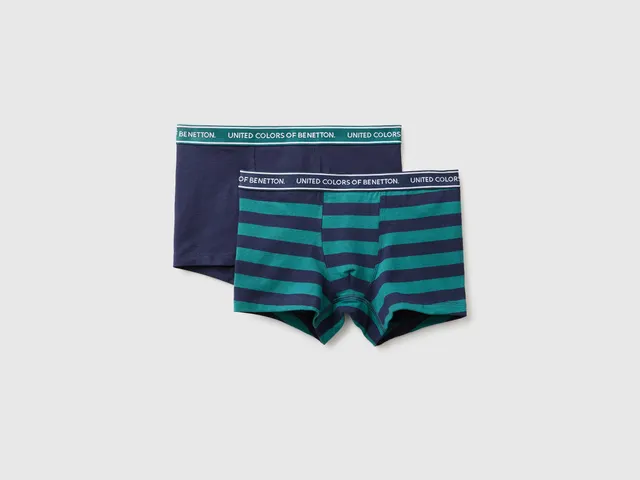 United Colors of Benetton boxer bimbo cotone 2 pezzi taglia 7-8